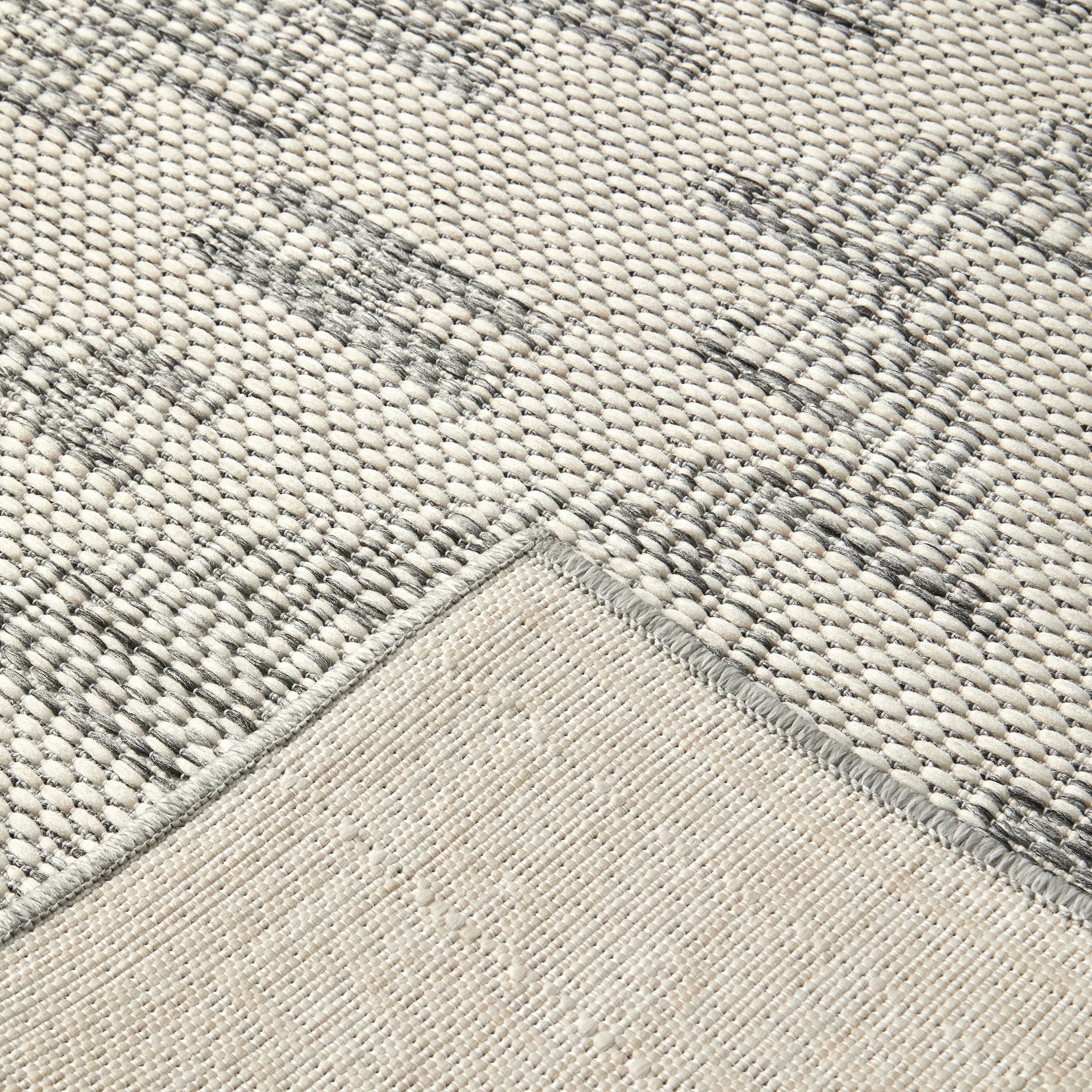8 Common Ground Rugs Palmline Kuza 290x200cm - Large Outdoor Rug - Grey, 8 of 8
