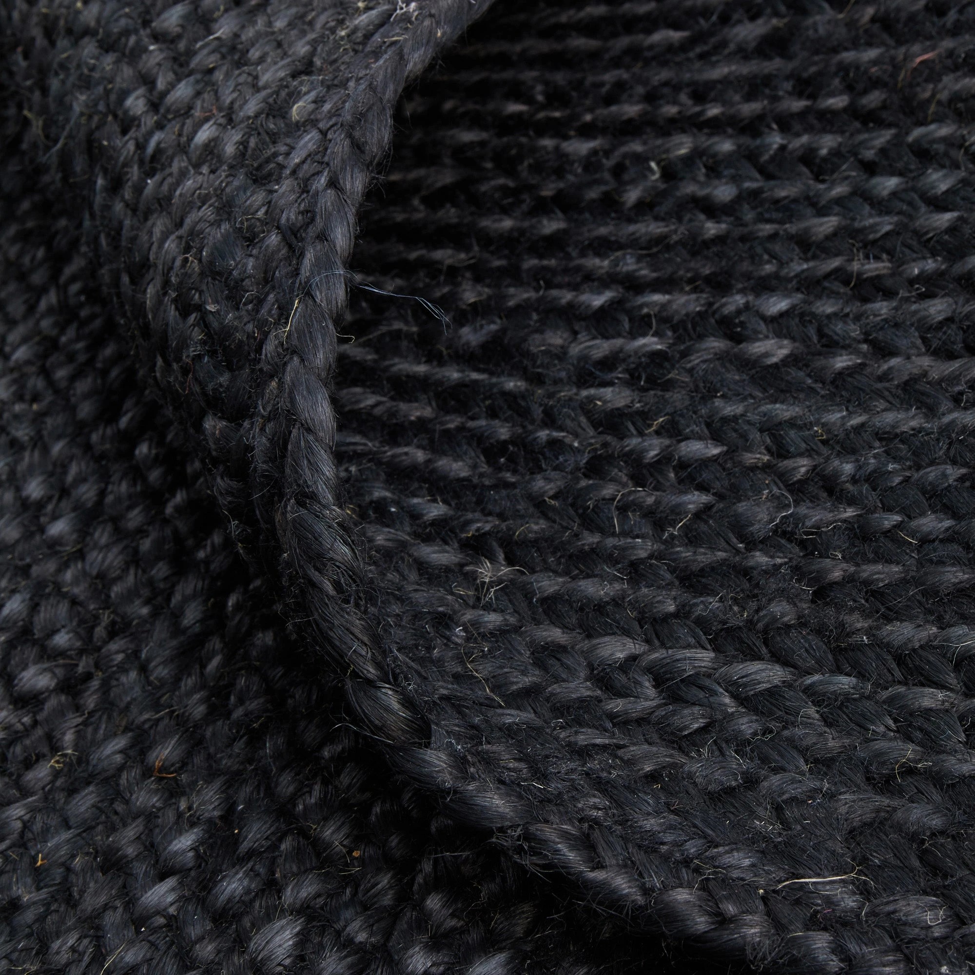9 Common Ground Rugs Shoreline Black 280x190cm - Large Jute Rug - Black, 9 of 10