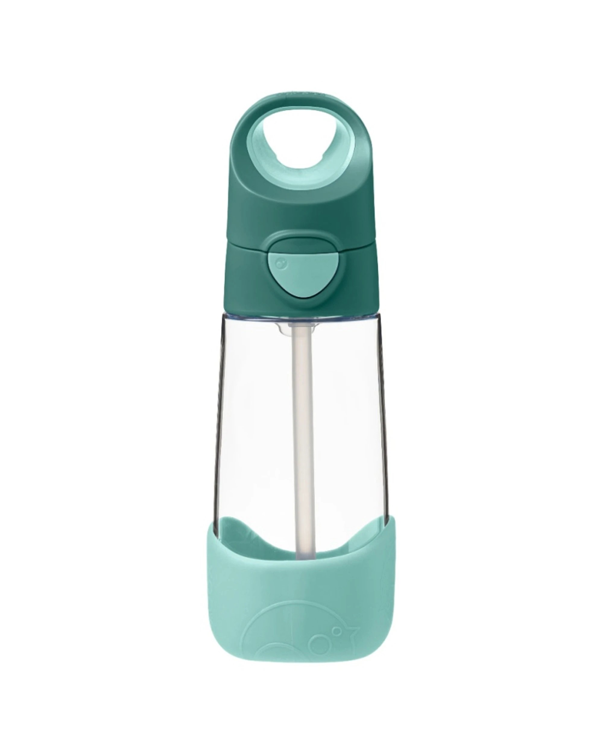 1 B.Box Tritan Kids Water Drink Bottle Spill Proof Emerald Forest 450ml - Green, 1 of 5