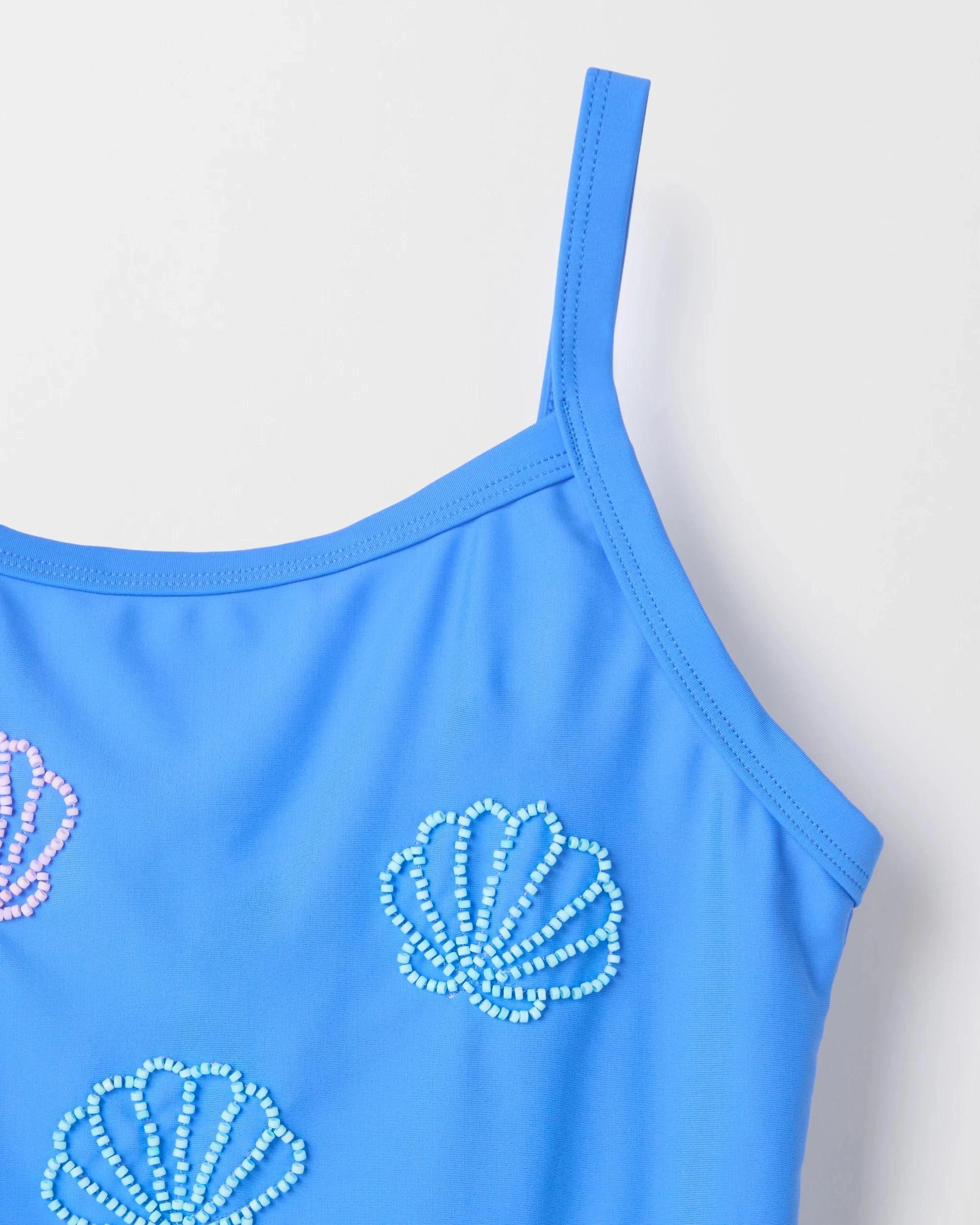 2 Target Beaded One Piece Swimsuit BLUE, 2 of 2