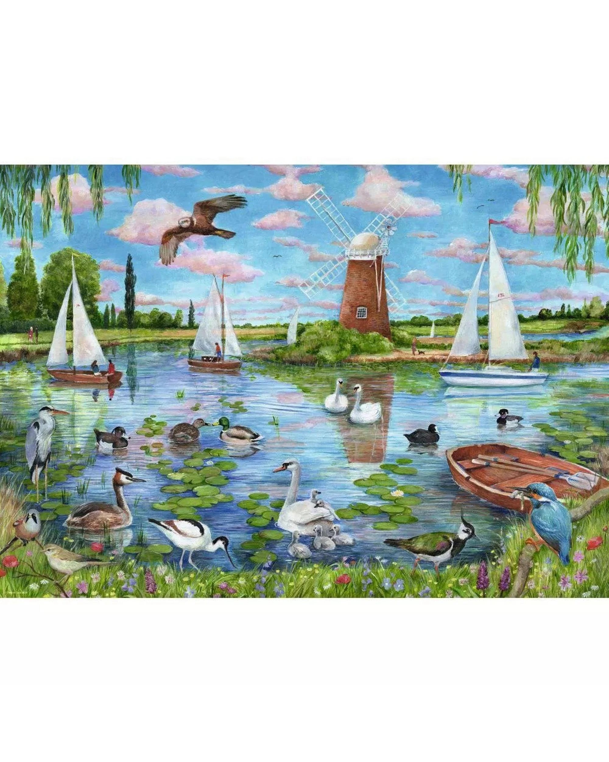 2 Ravensburger Life Along the Broads 1000 Piece Jigsaw Puzzle, 2 of 3