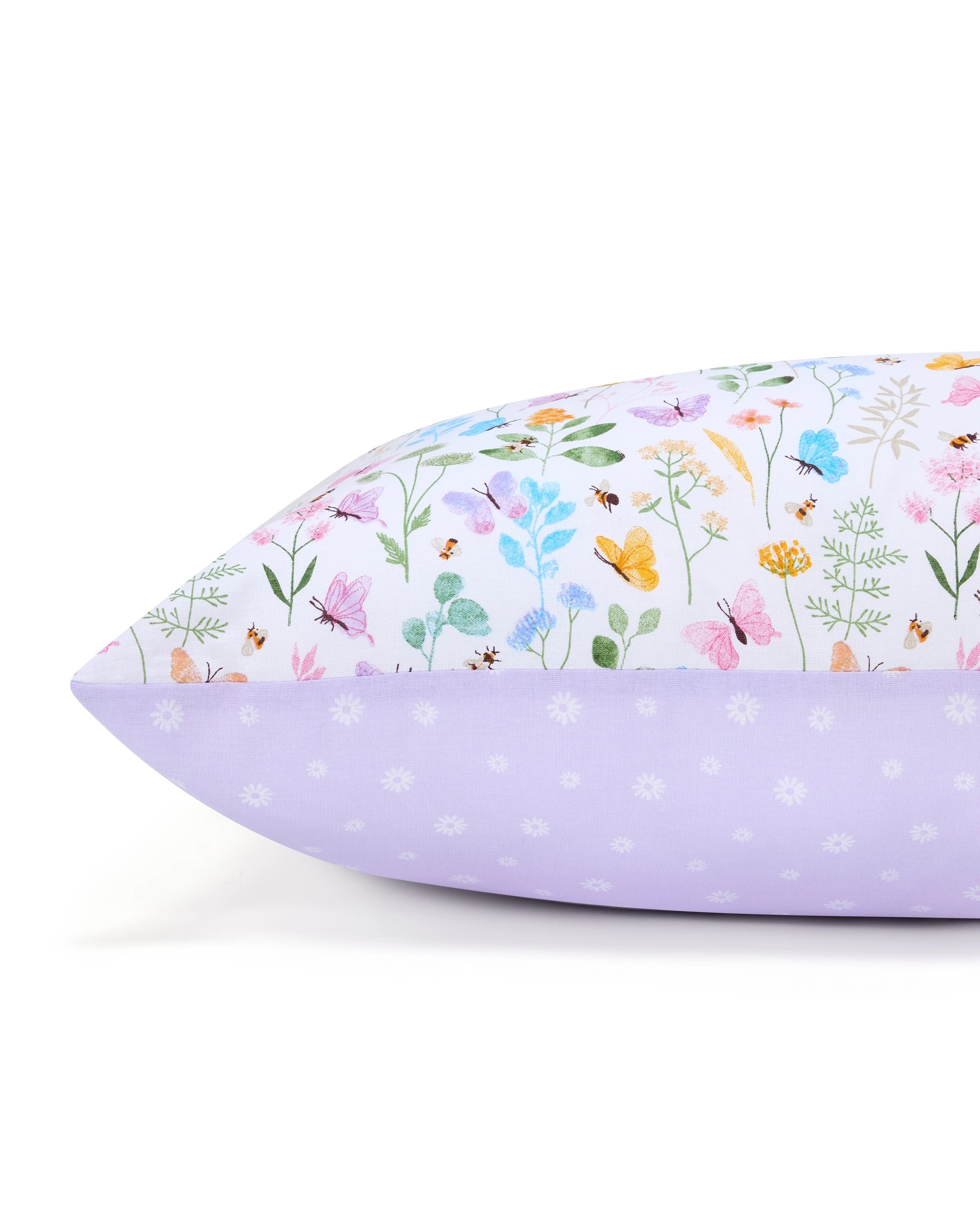 4 Reversible Cotton Cover Cot Comforter Set - Butterfly, 4 of 6