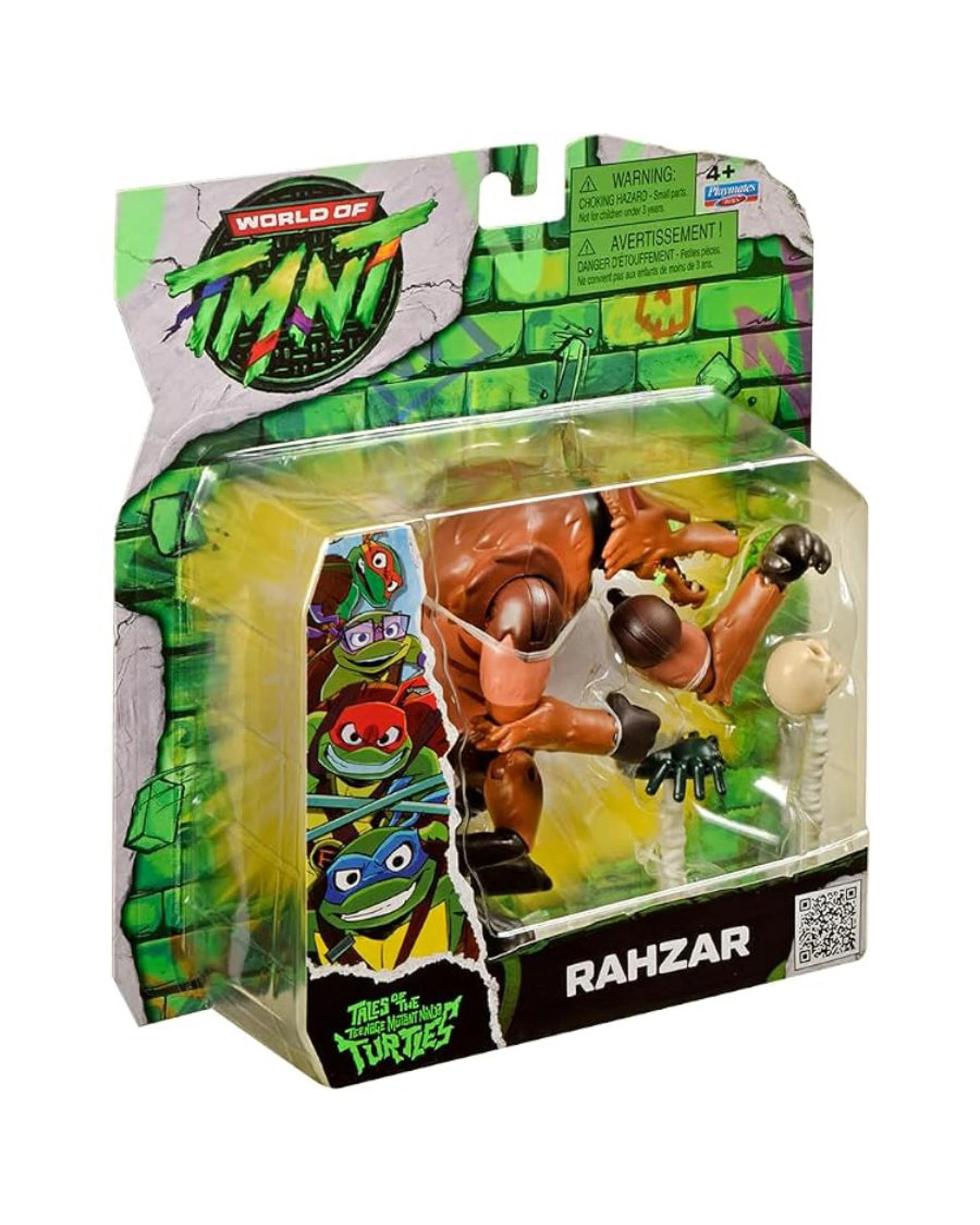 2 World of TMNT Tales of Teenage Mutant Ninja Turtles Mutanimals Rahzar Figure, 2 of 4