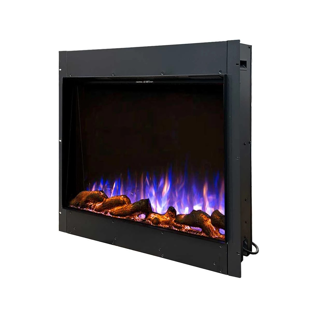 8 Moda Living Aristo 28 inch Electric Fireplace - Frameless - Black, 8 of 10