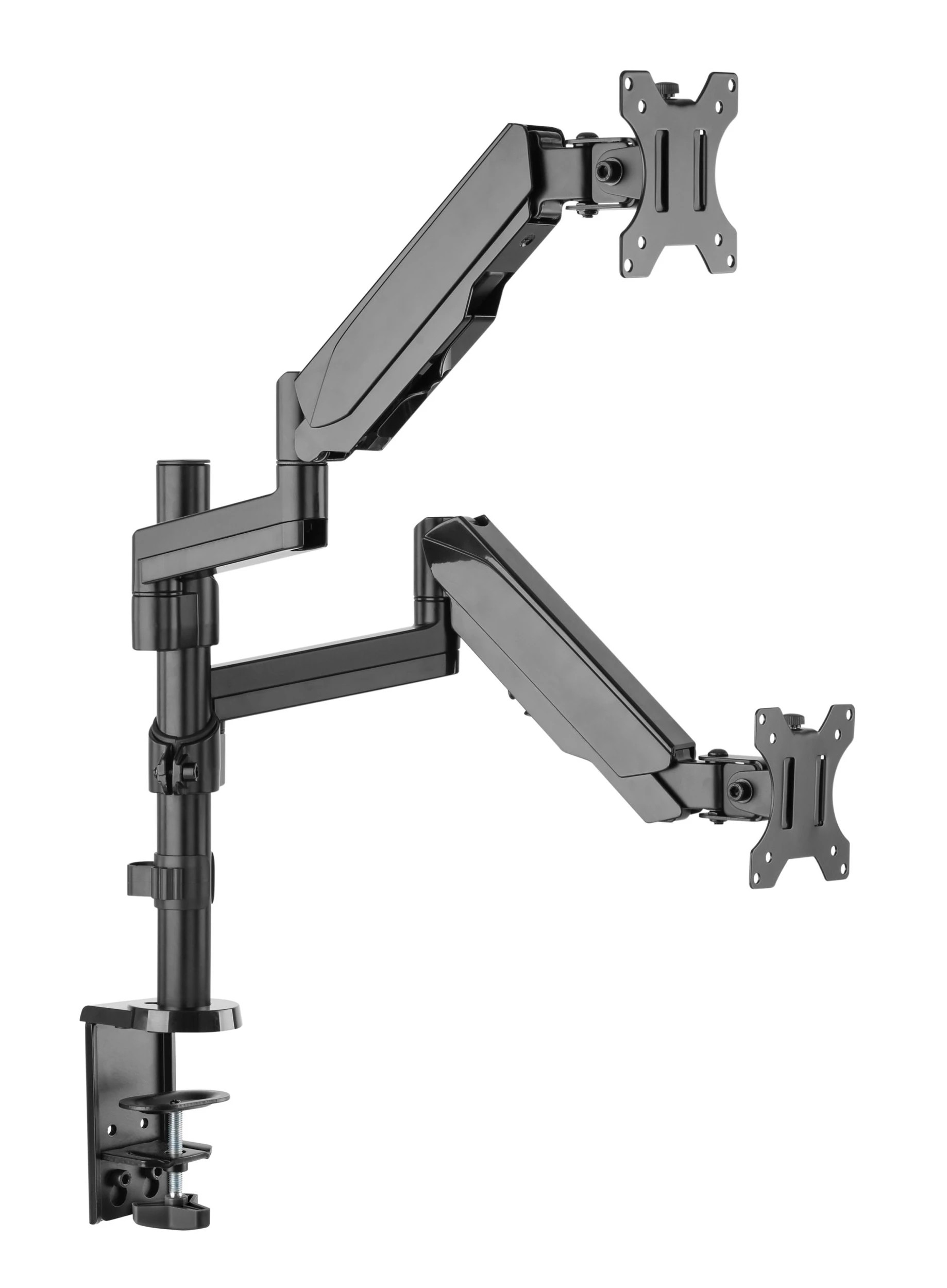 3 Brateck Dual Monitor Full Extension Gas Spring Dual Monitor Arm, 3 of 8