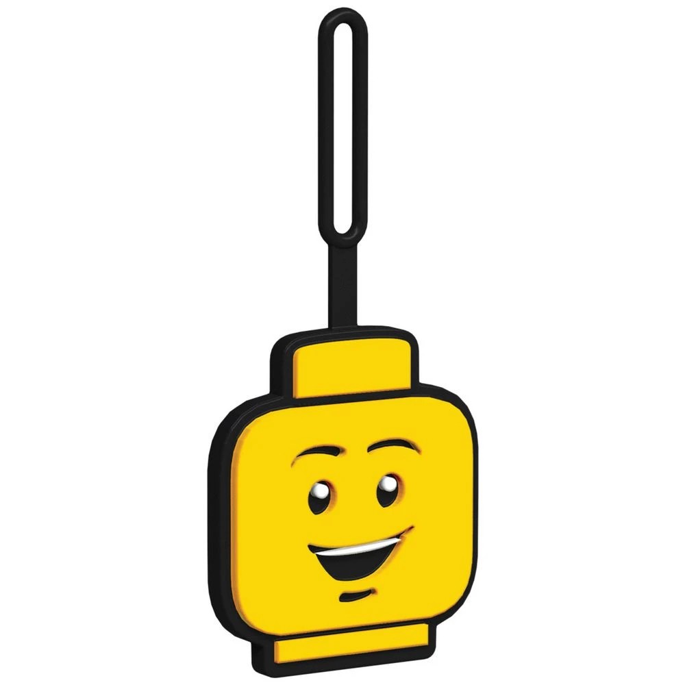 2 Lego Luggage Tag Minifigure Head, 2 of 3
