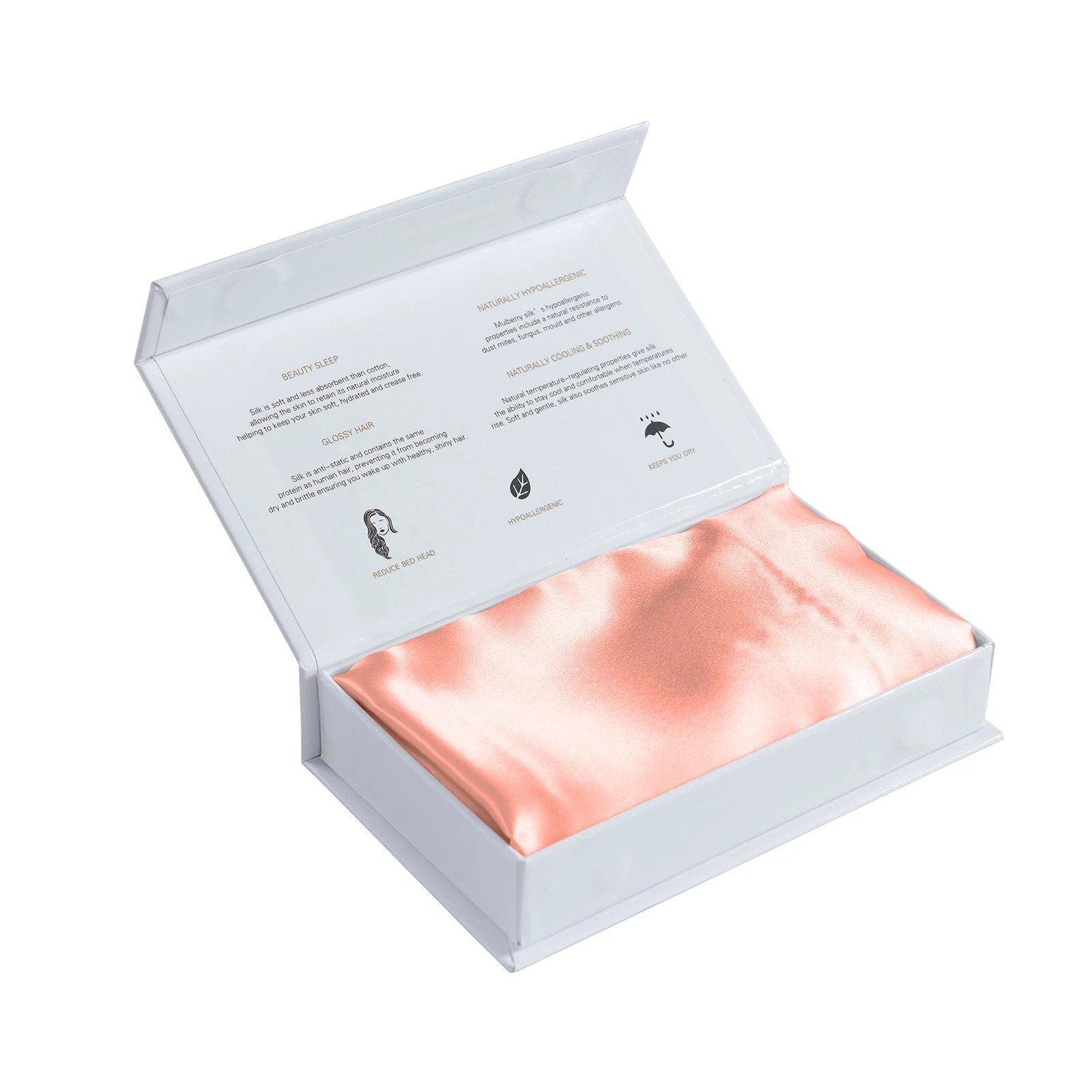 6 Royal Comfort Pure Silk Pillow Case 100% Mulberry Silk Hypoallergenic Pillowcase - Pink, 6 of 10