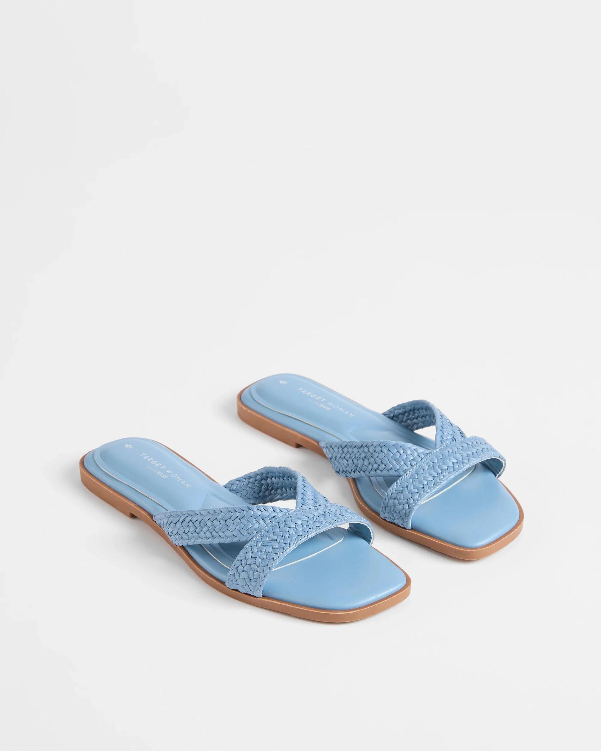 3 Target Woman Womens Studded Flat Sandal - Harmony BLUE, 3 of 3