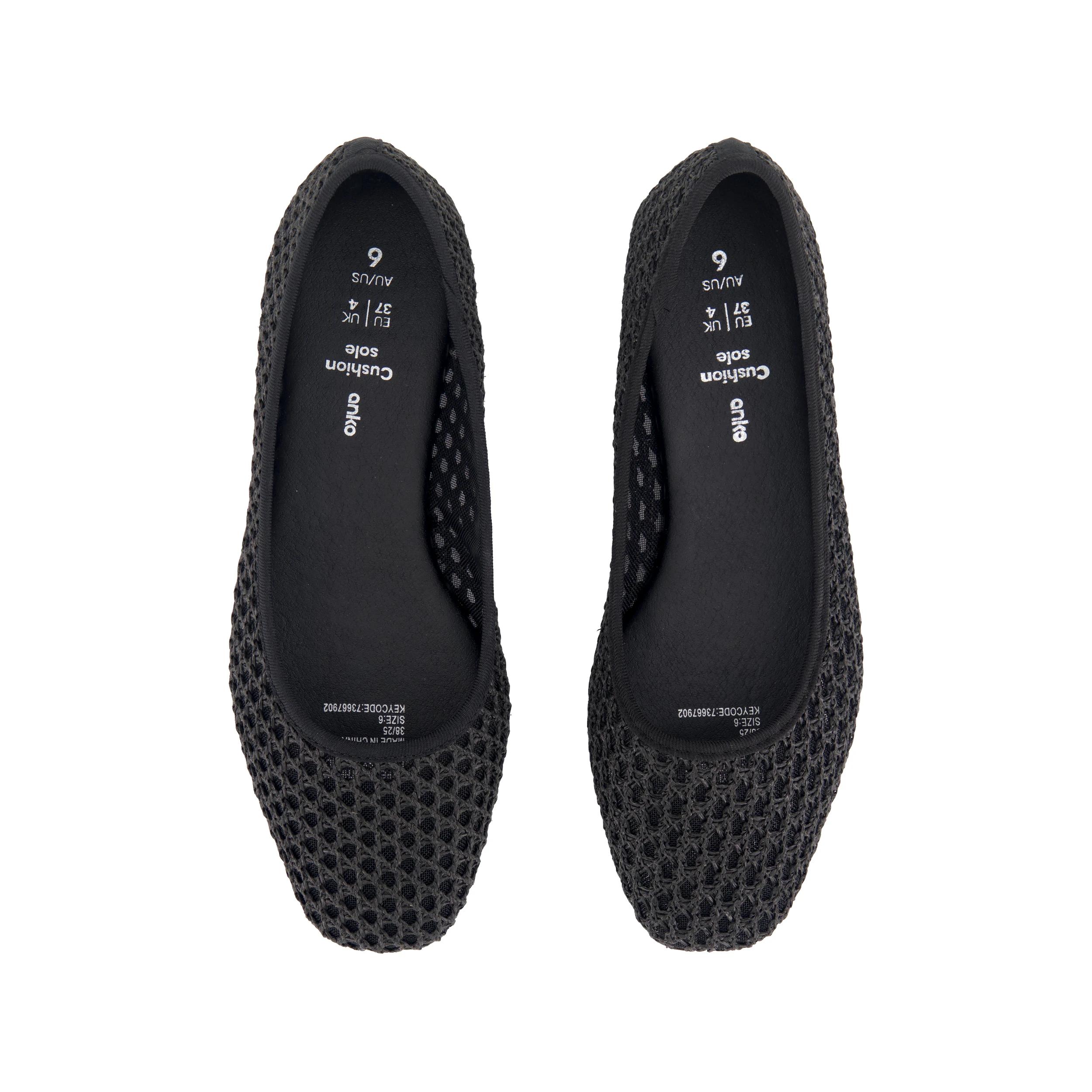 2 Woven Ballet Flats Black, 2 of 3