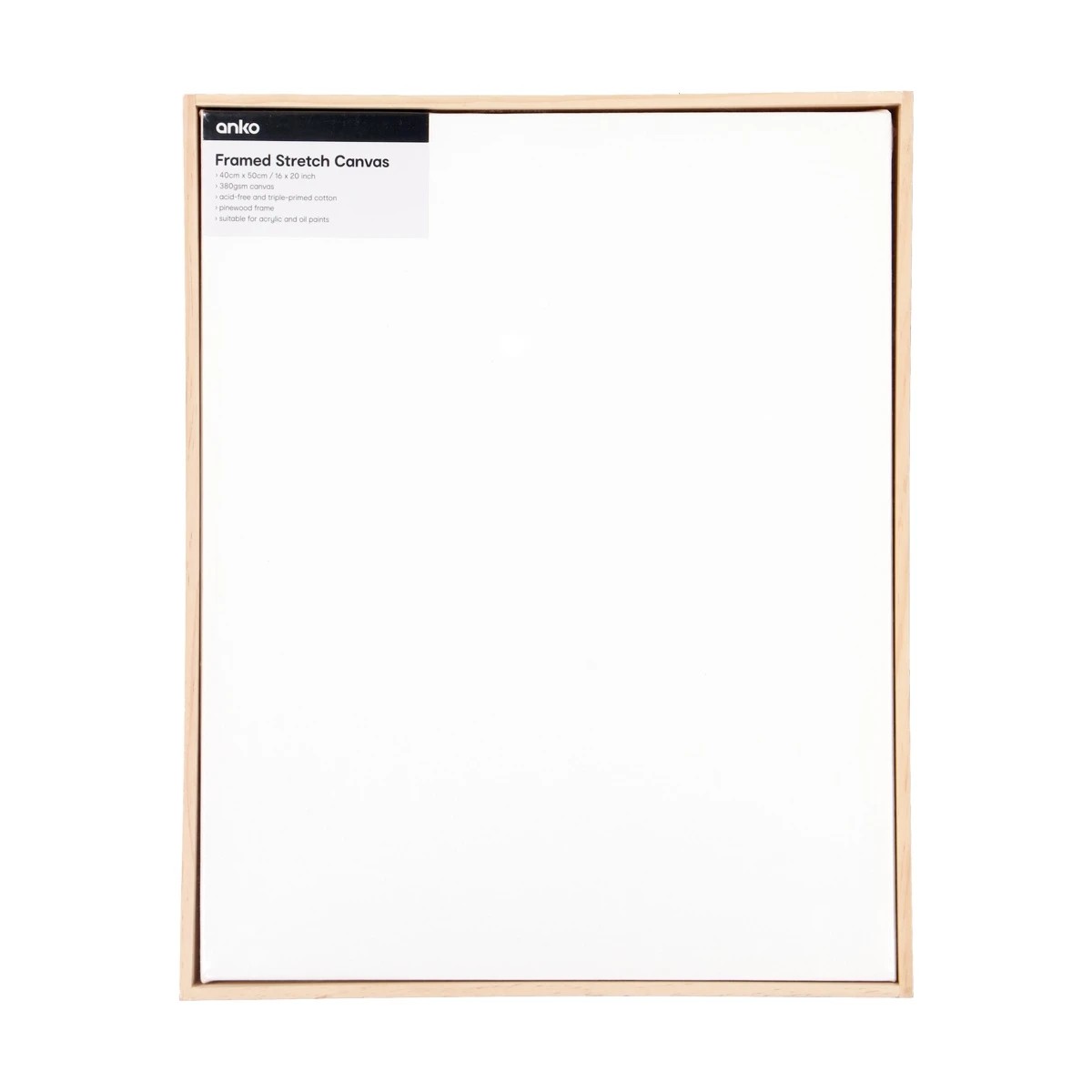 1 16in. x 20in. Stretched Canvas with Wood Frame, 1 of 6