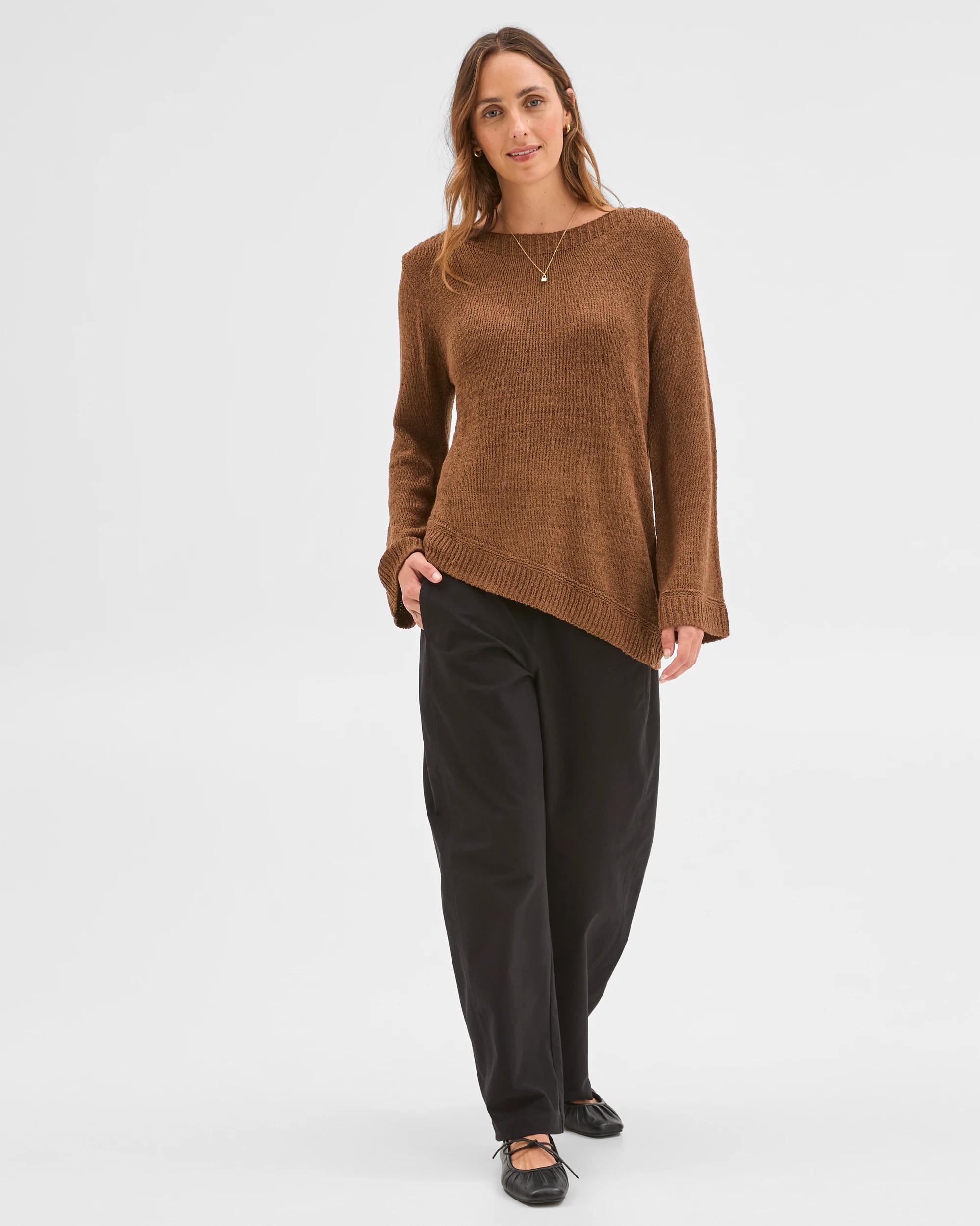 1 Target Woman Long Sleeve Asymmetric Jumper PARTIDGE, 1 of 5