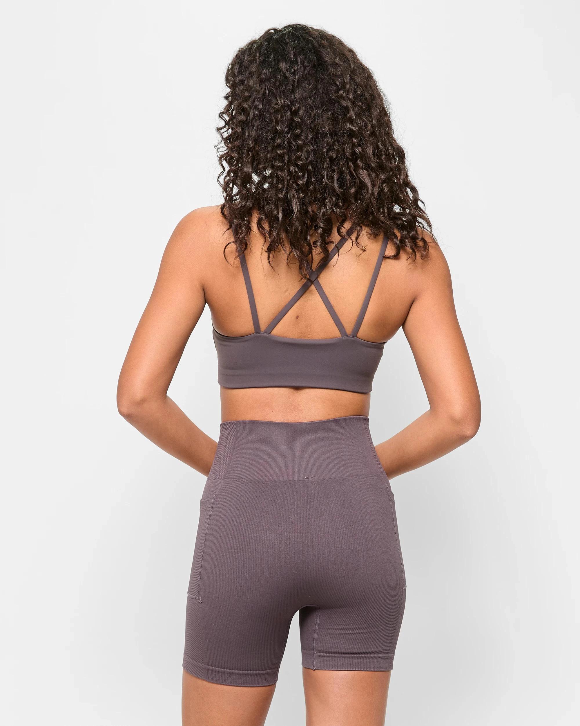 4 Target Active Seamfree Yoga Pocket Bike Shorts HICKORY, 4 of 5