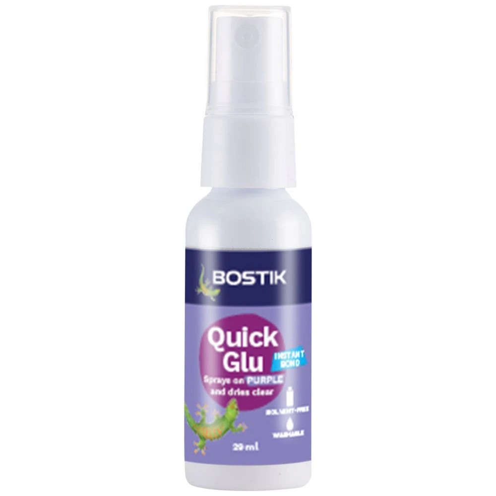 1 Bostik Quick Glu Instant Fix Bond Spray 25g, 1 of 2