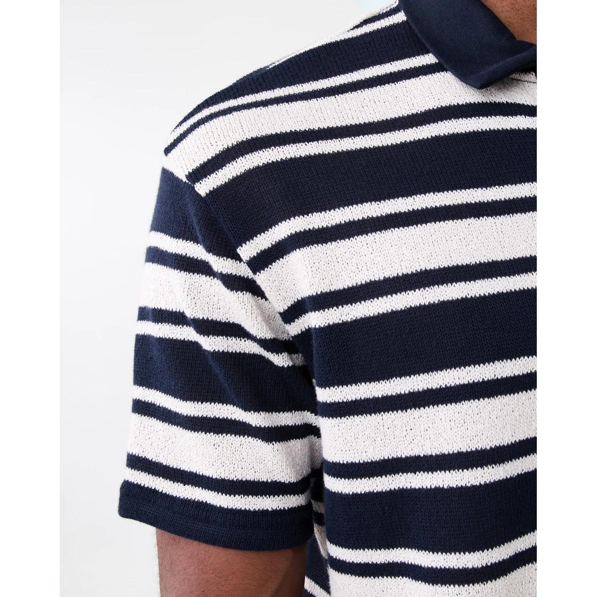 6 Stripe Polo Shirt Nvy Strp, 6 of 6