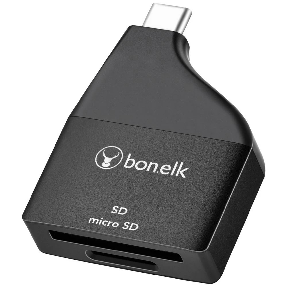 1 Bonelk USB-C to MicroSD/SD Adapter Black, 1 of 4