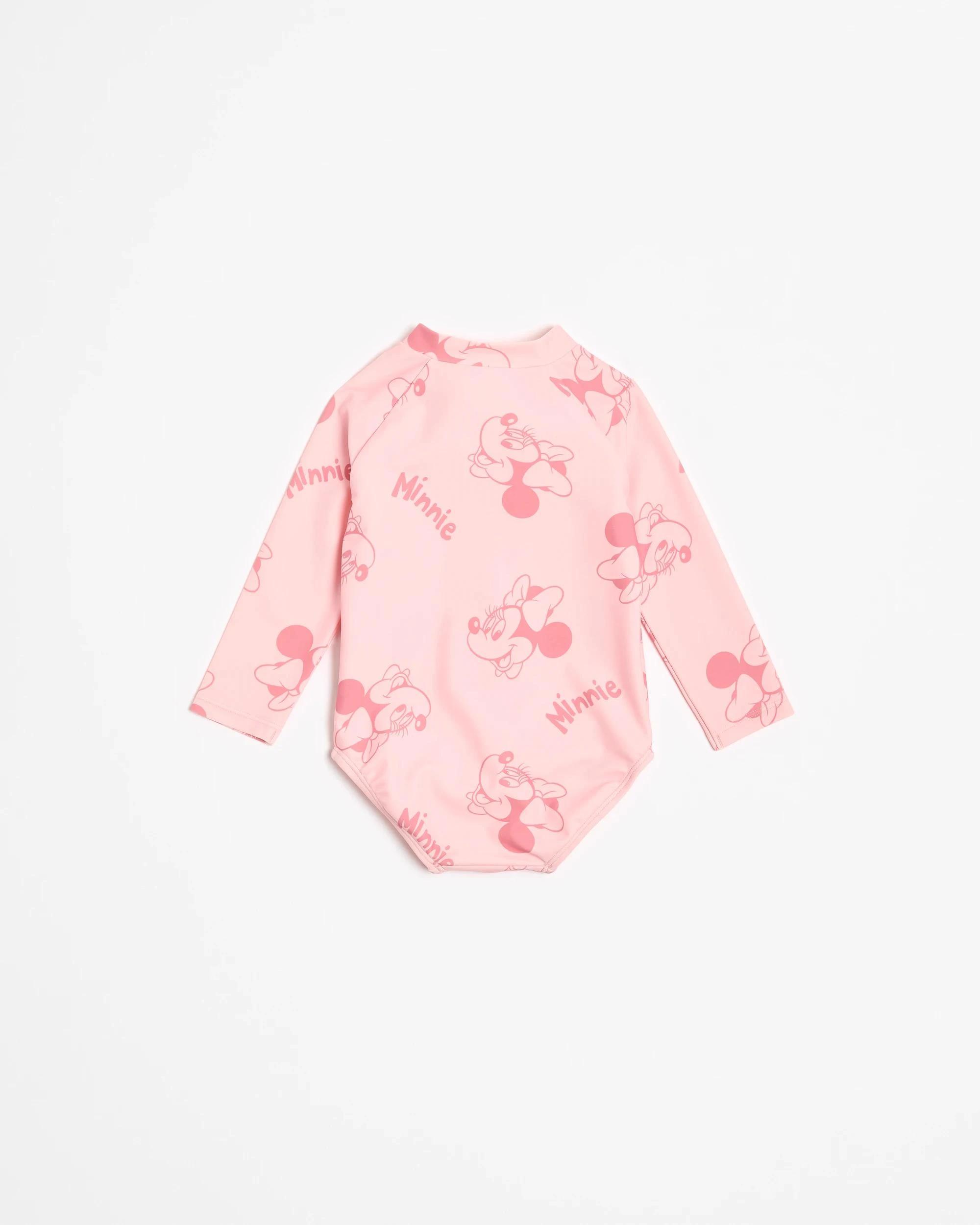 3 Disney Baby Unitard Swim Set with Hat 2 Piece MINNIE MOUSE, 3 of 3