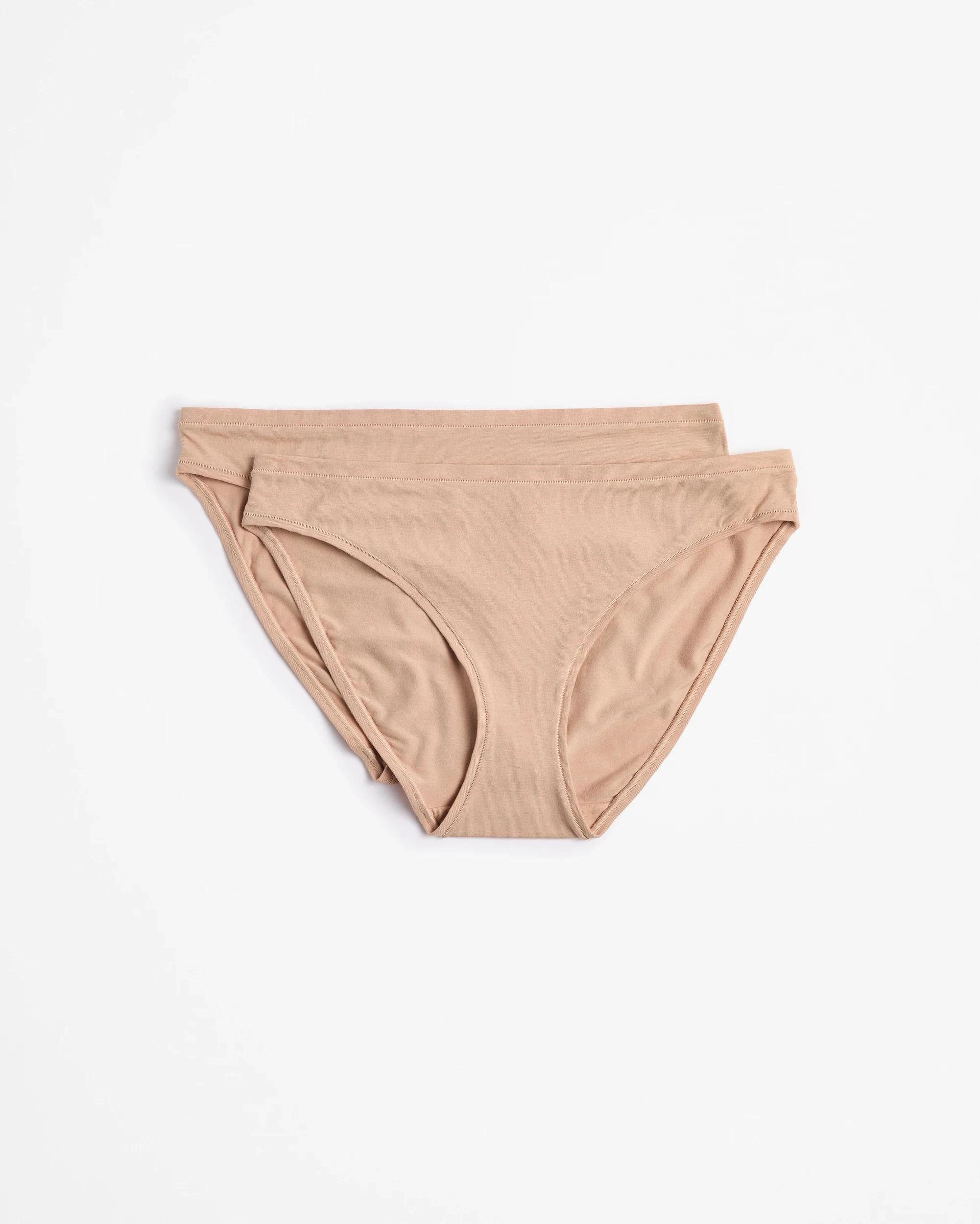 4 Target 2 Pack Bamboo Bikini Briefs LATTE, 4 of 4