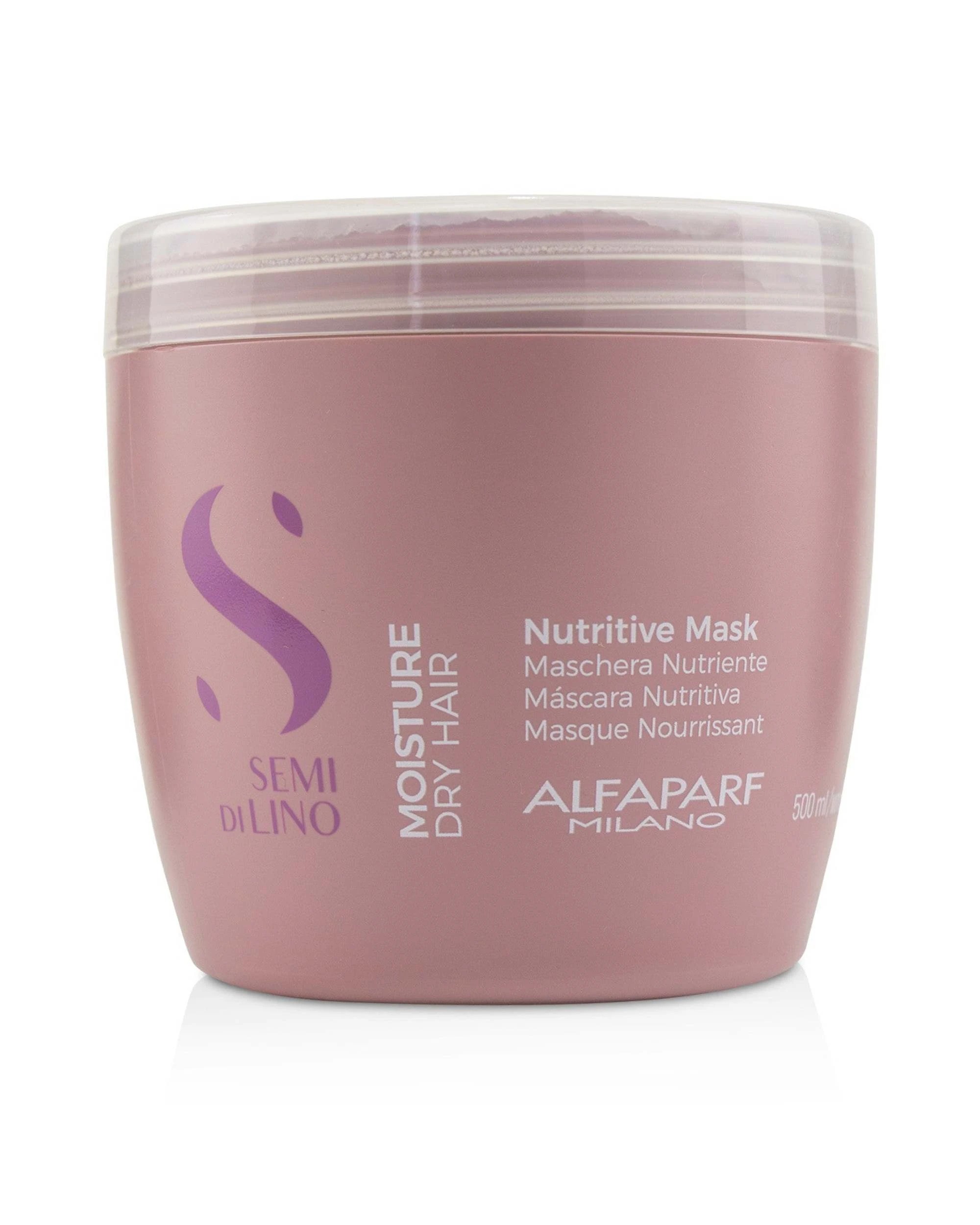 1 AlfaParf Semi Di Lino Moisture Nutritive Mask (Dry Hair)  500ml/16.9oz, 1 of 3