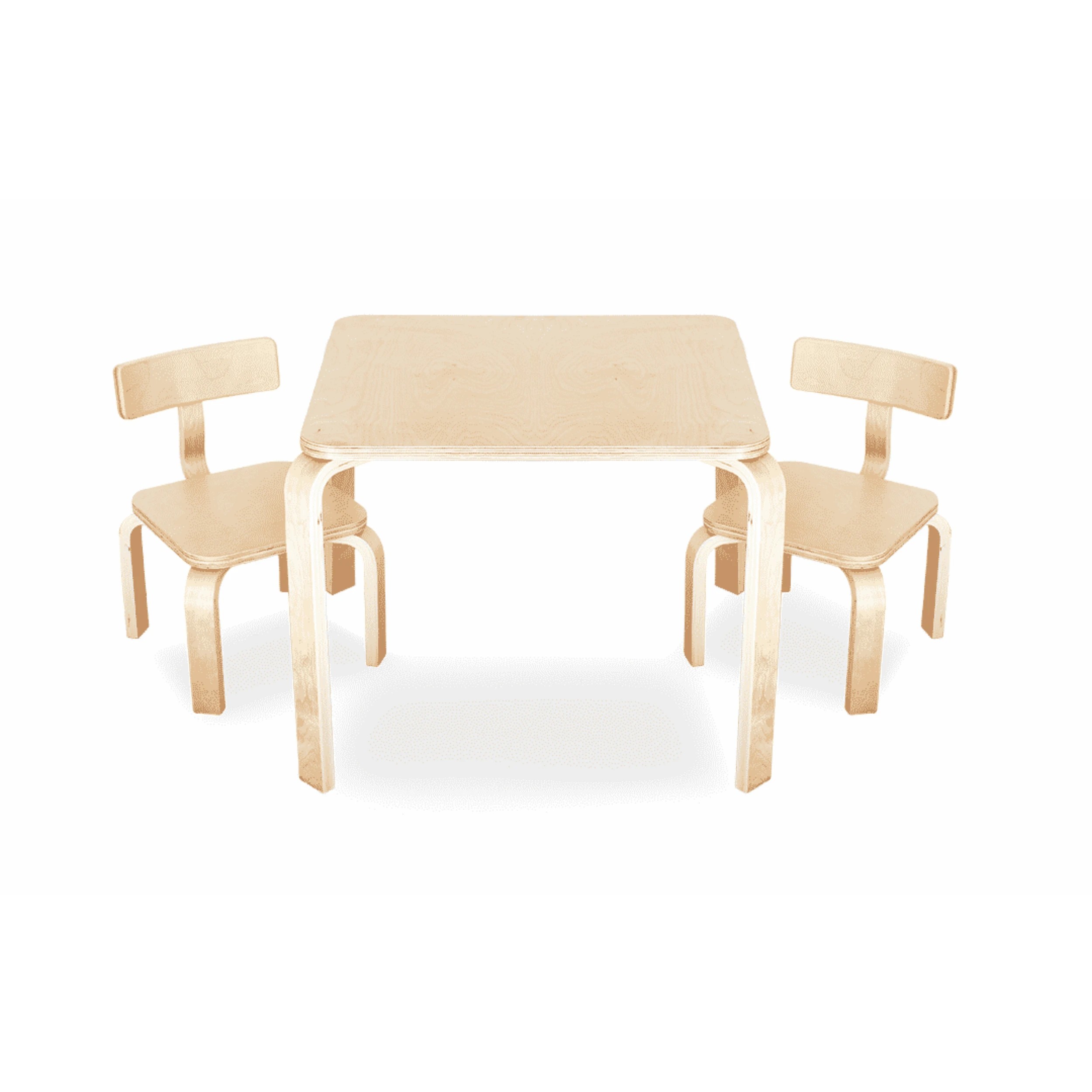 1 Babyhood Scandi Playing Table & Chairs - Natural, 1 of 2