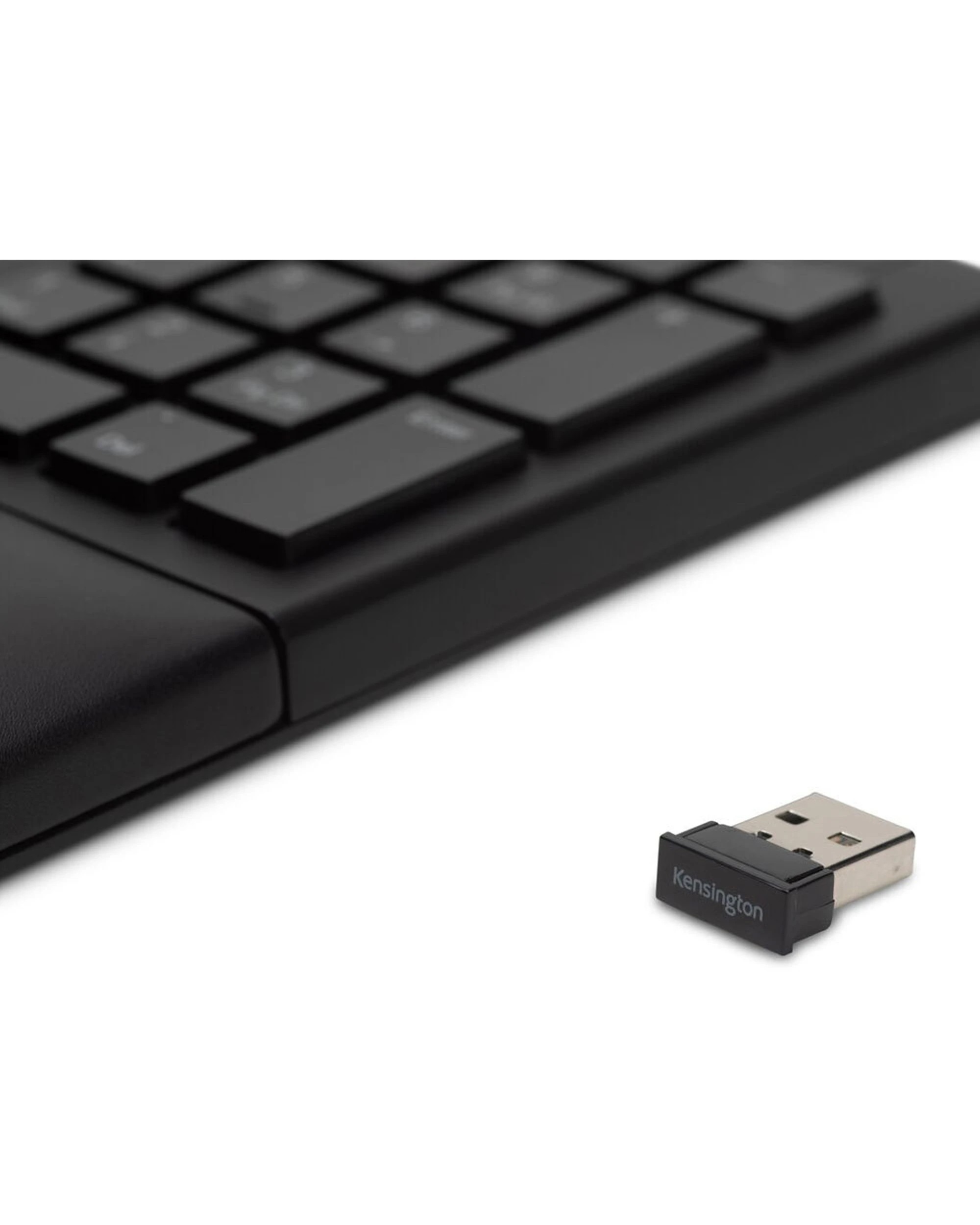 4 Kensington Dual Wireless Ergo Keyboard - Black, 4 of 7