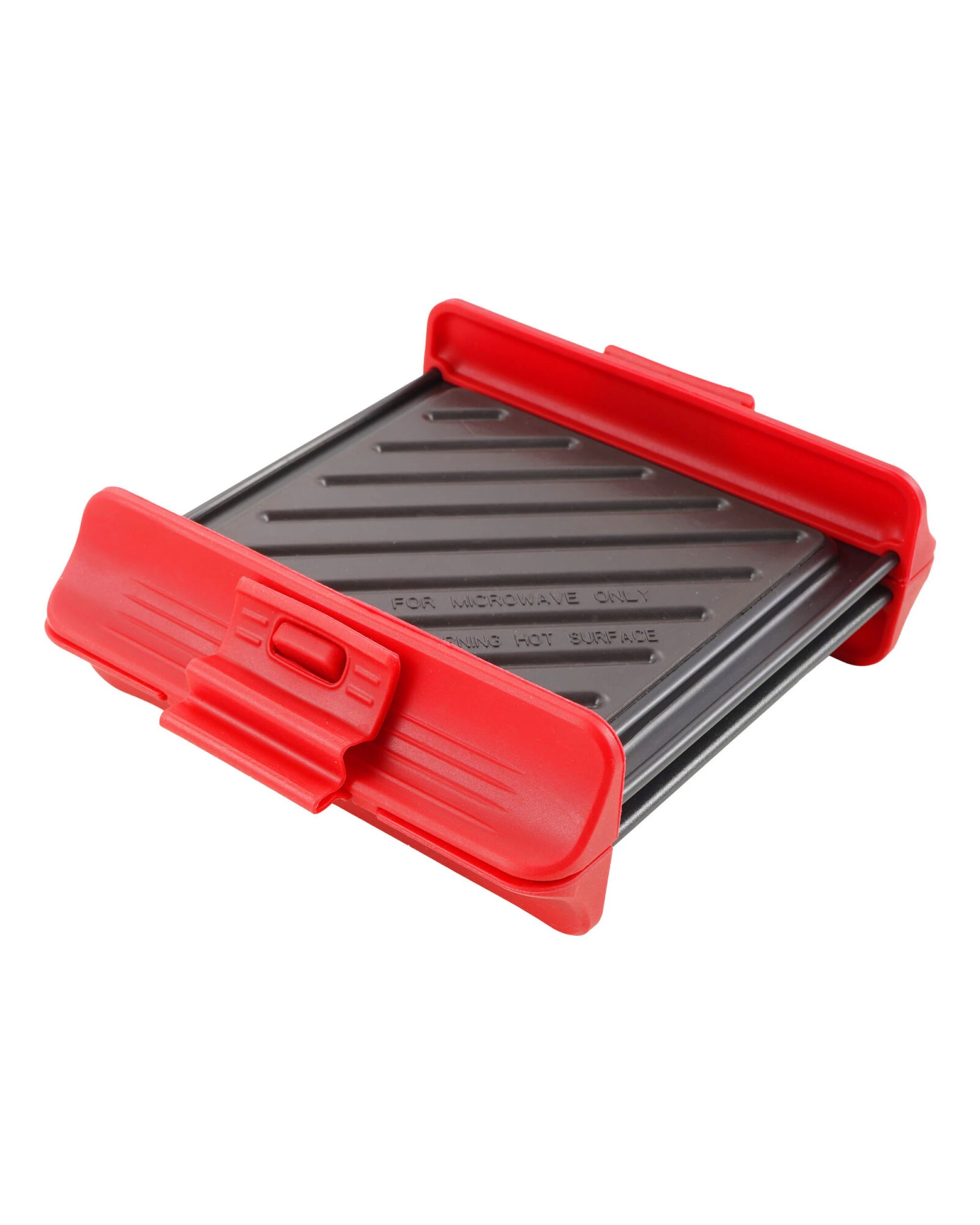 8 Healthy Choice Compact Microwave Sandwich Maker Non-Stick Grill Plates for Quick Meals at Home, Work, or Travel, 8 of 8