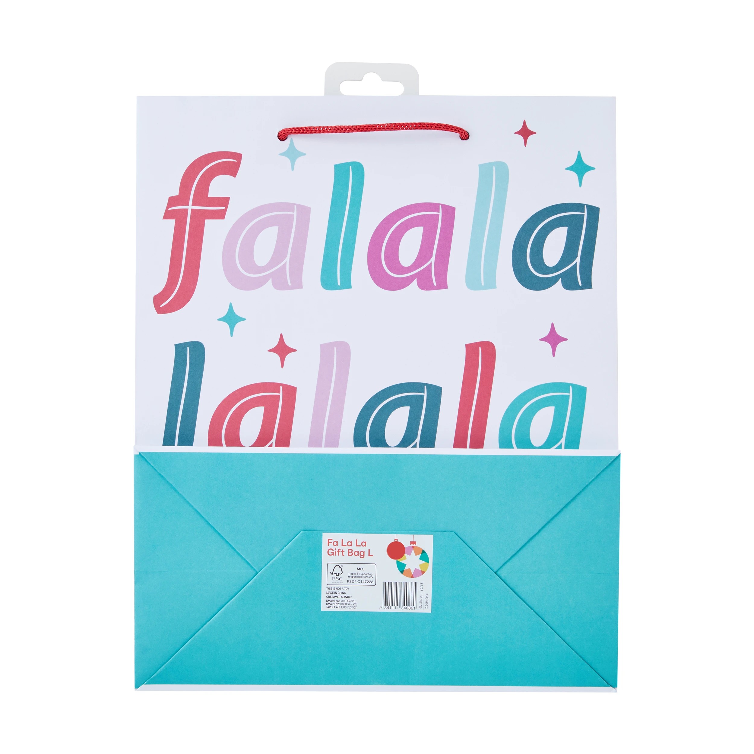 5 Fa La La Gift Bag - Large, 5 of 5