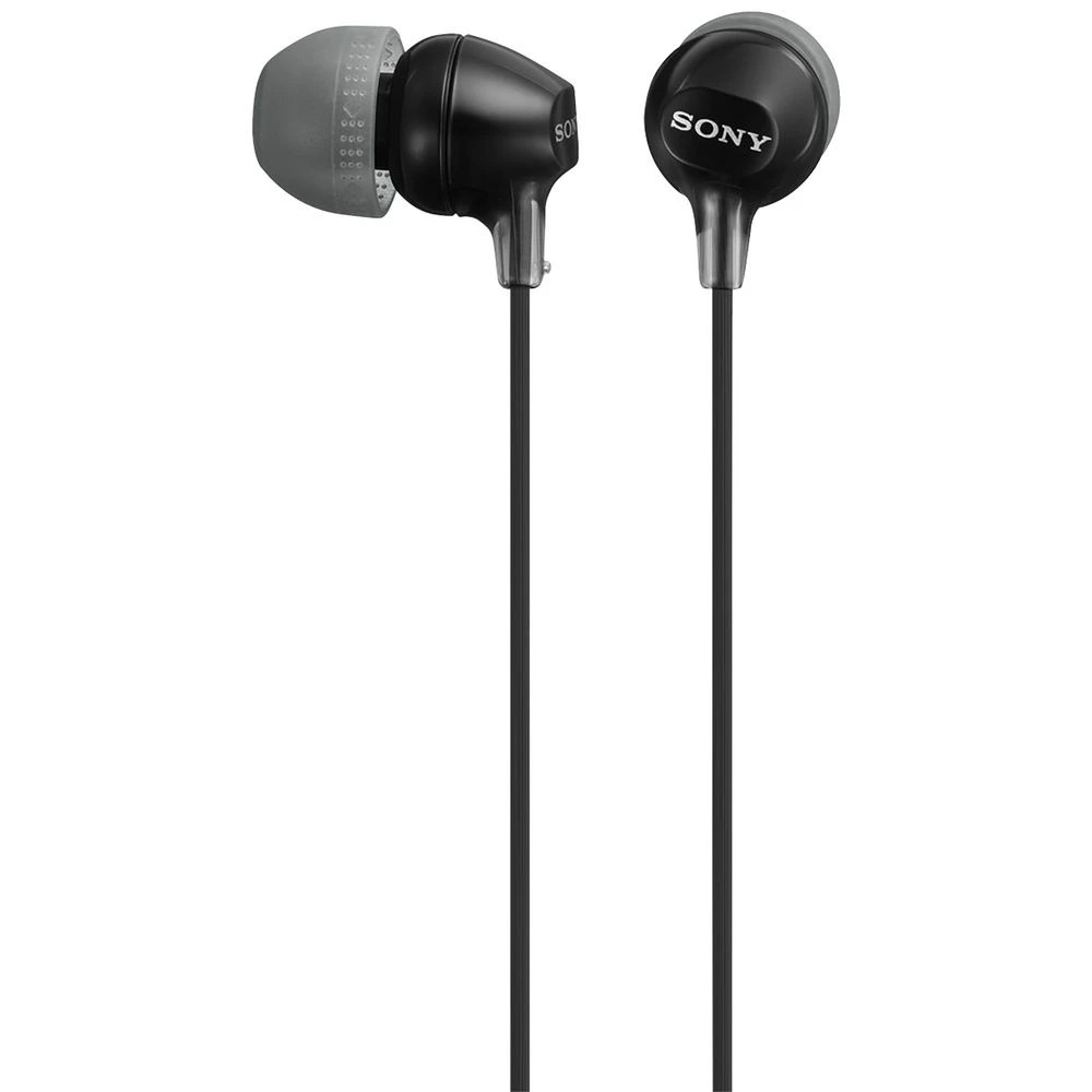 1 Sony Earphones Black EX15, 1 of 1