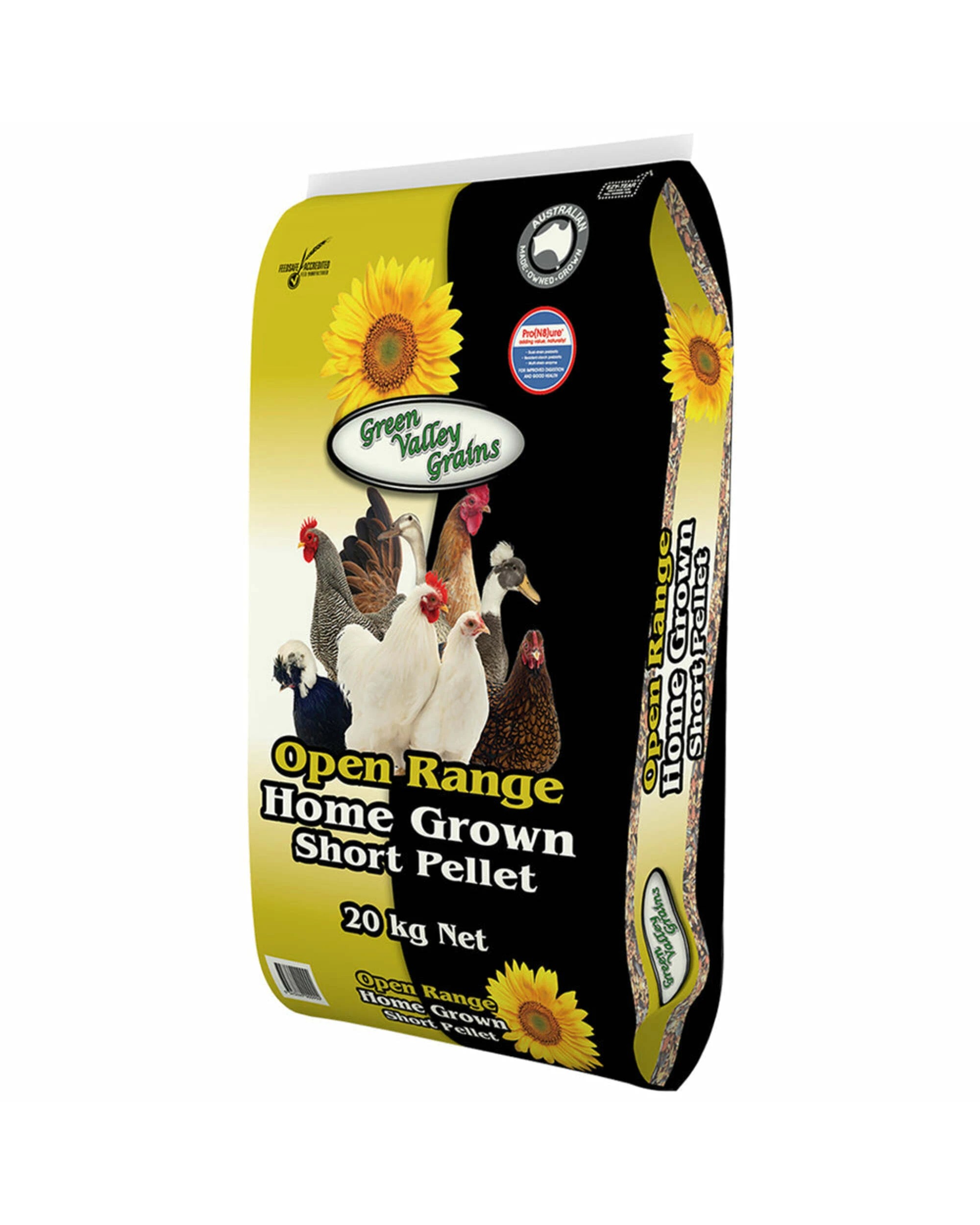1 Green Valley Open Range Home Grown Short Layer Pellet 20kg, 1 of 1