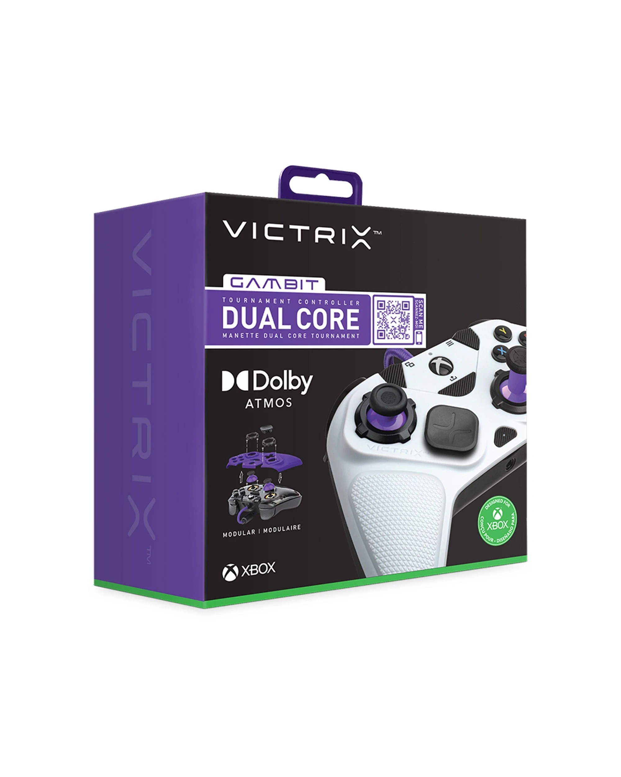 5 Pdp Gaming Victrix Gambit Wired Dual Core Tournament Gaming Controller - White, 5 of 5