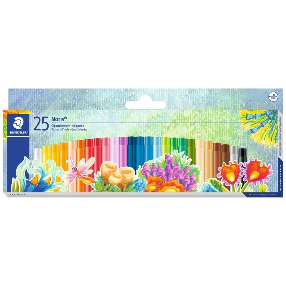 1 Staedtler Noris Oil Pastels Assorted 25 Pack, 1 of 7