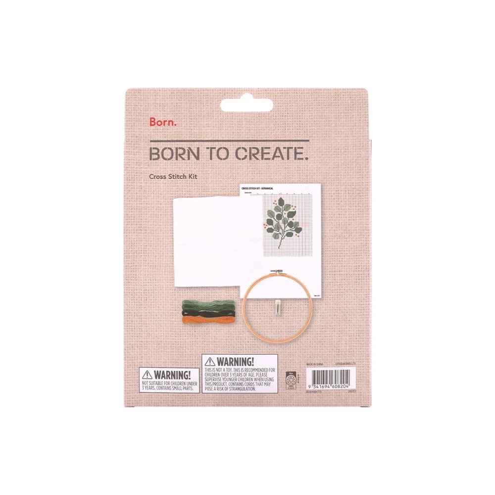 2 Born Cross Stitch Kit Leaves, 2 of 3