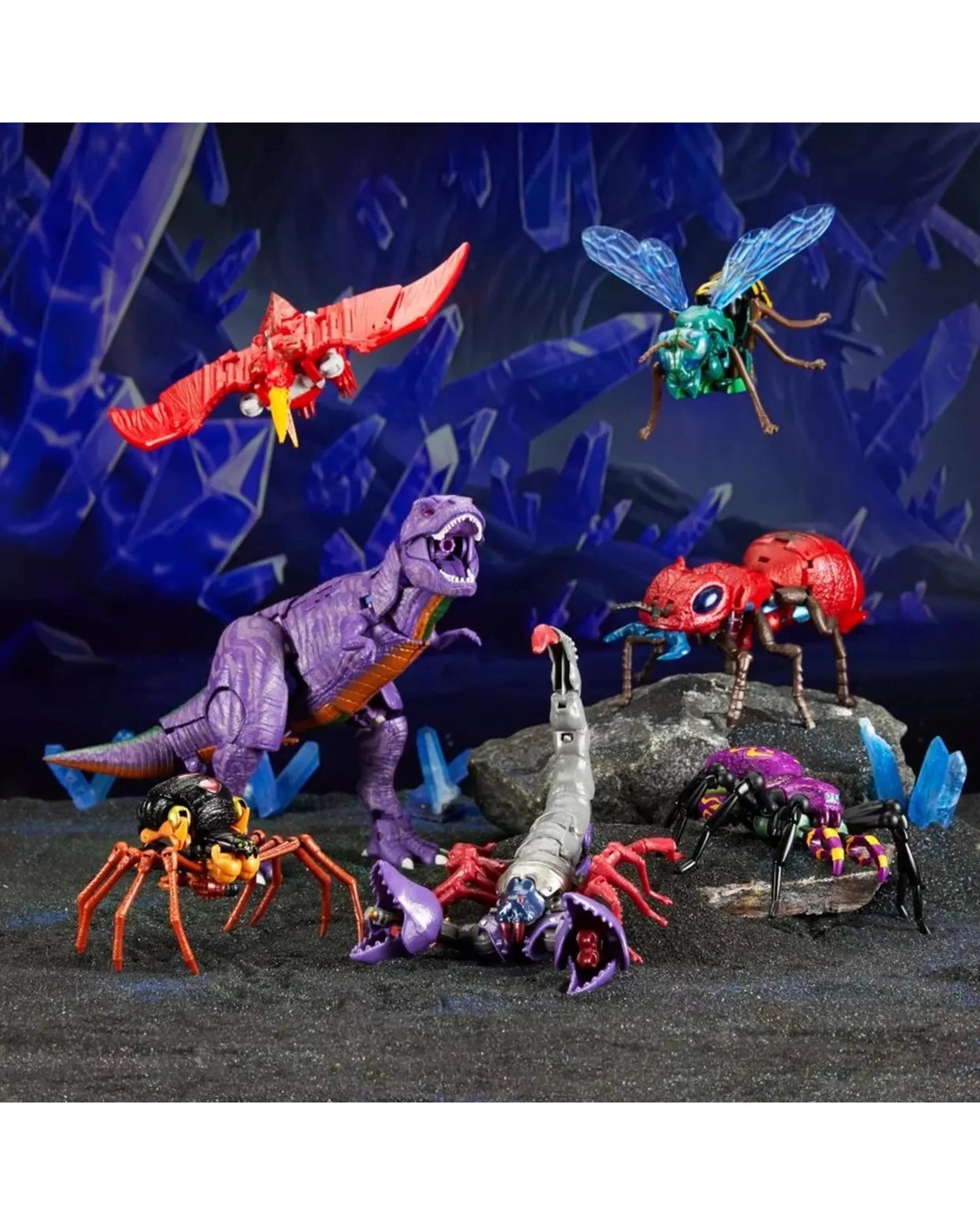 4 Transformers Takara Tomy Beast Wars Predacon Collection 7 Pack Action Figures, 4 of 10