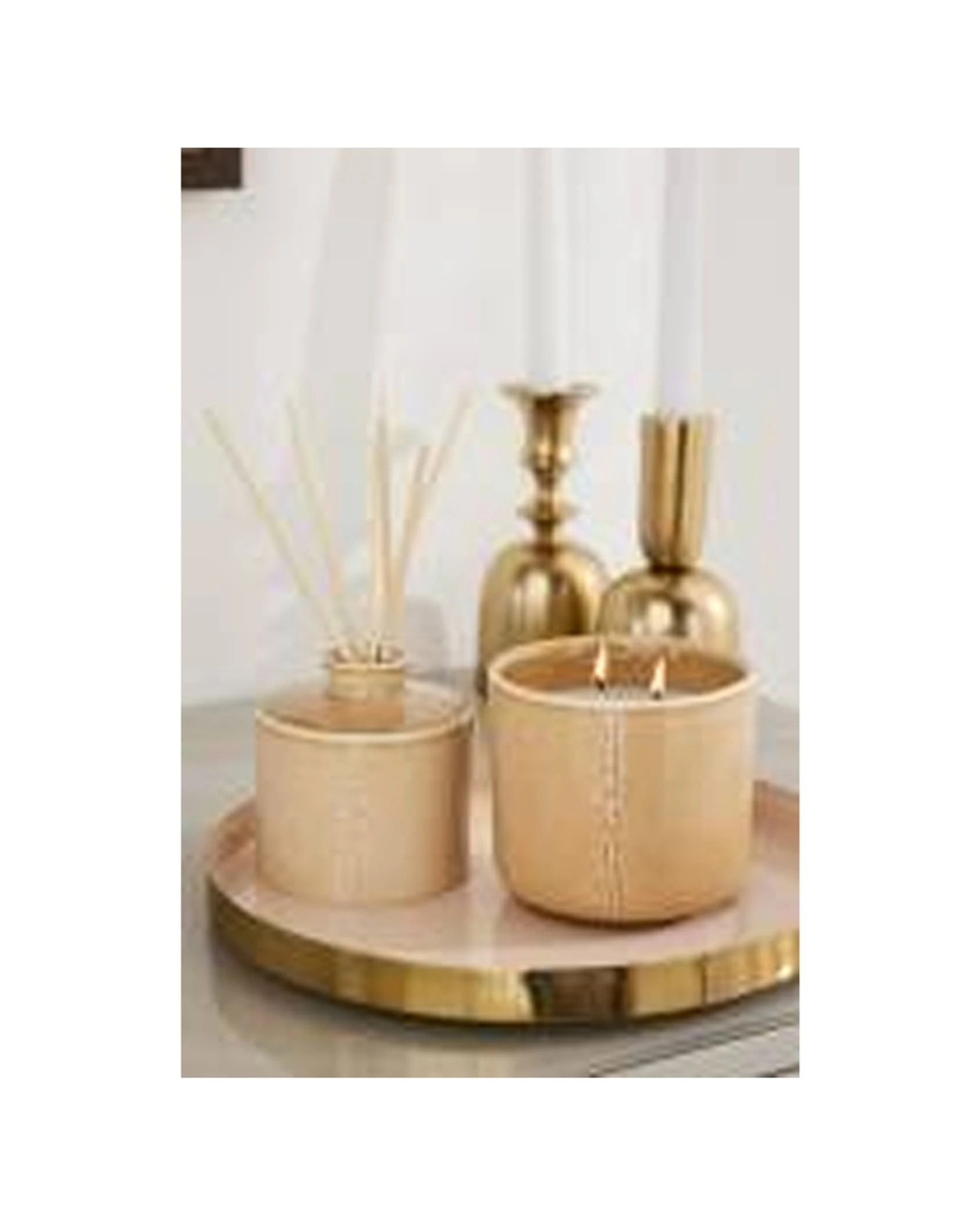 2 Love Anna x Chapters Zen Hour Santal Scented Candle, 325g, Hand-Finished Stoneware, 30h Burn - Beige, 2 of 2