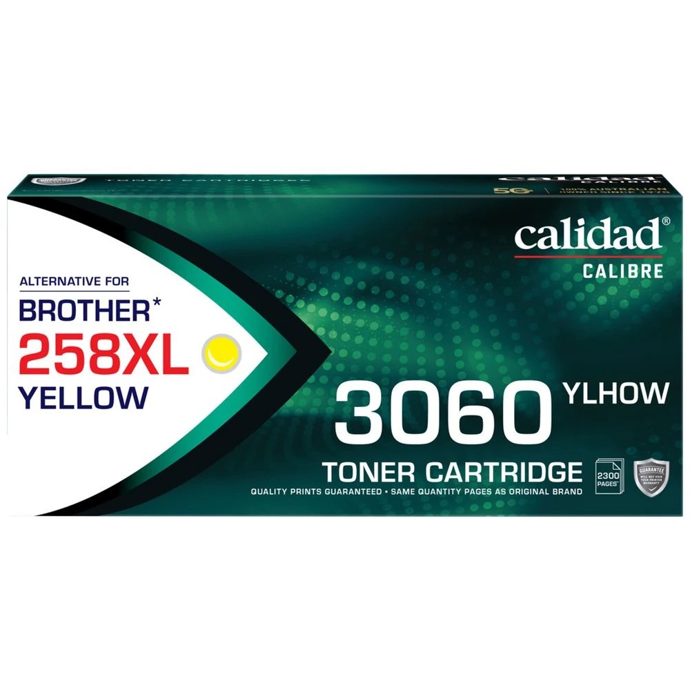 1 Calidad Brother TN258XL Toner Cartridge Yellow, 1 of 7