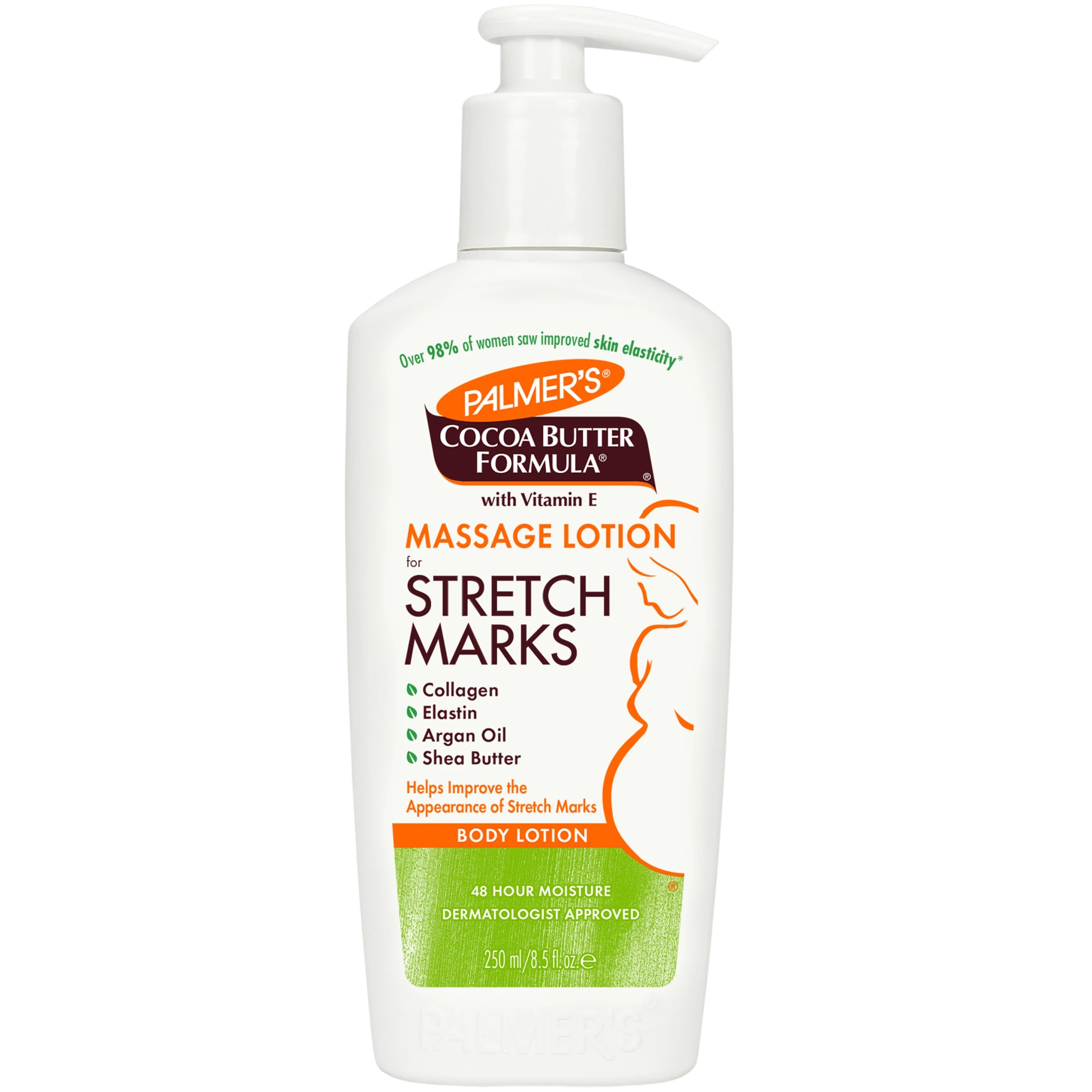 1 Palmer's Cocoa Butter Massage Lotion for Stretch Marks 250ml - Collagen, Elastin, Argan Oil & Shea Butter, 1 of 6