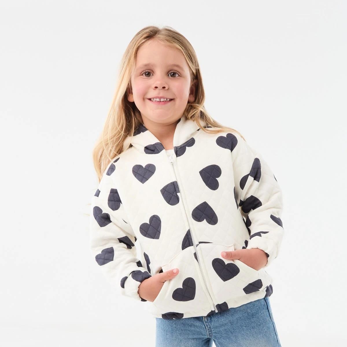 2 Sherpa Lined Zip Hoodie Hearts, 2 of 10