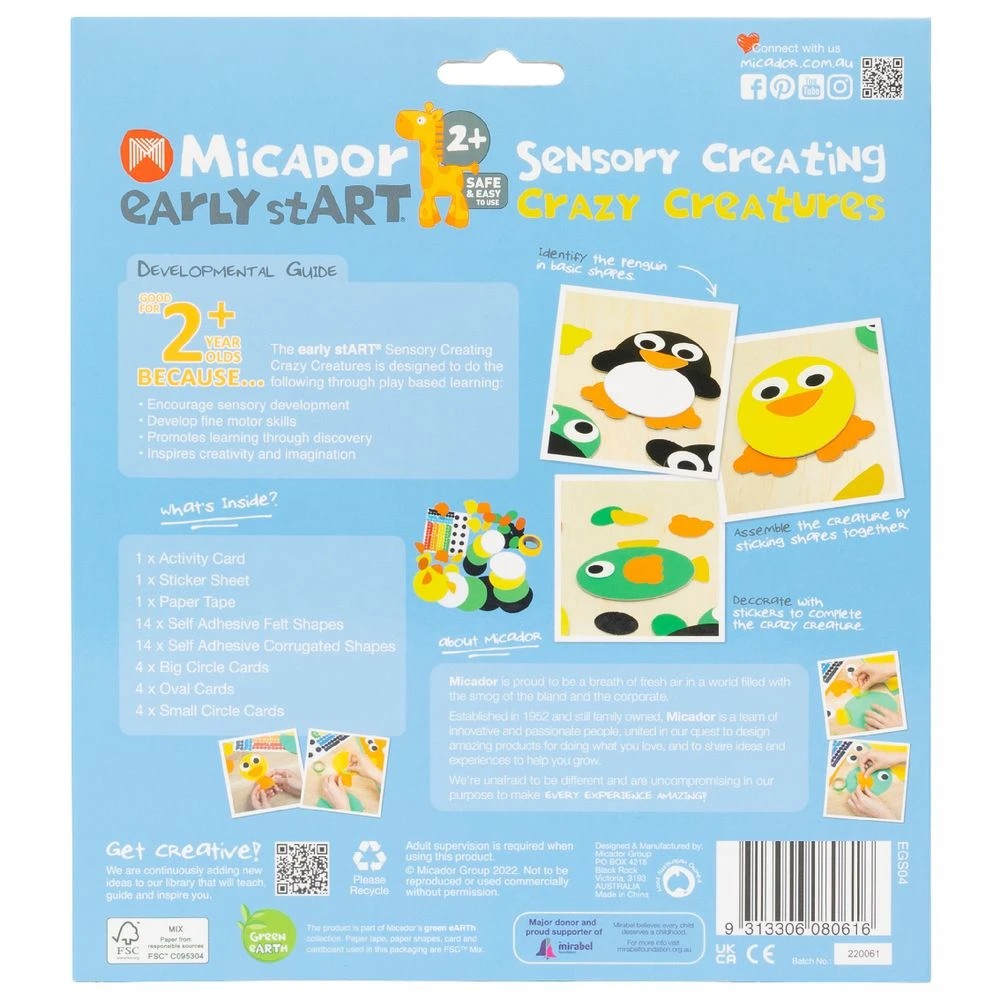 2 Micador early stART Sensory Creating Crazy Creatures, 2 of 8
