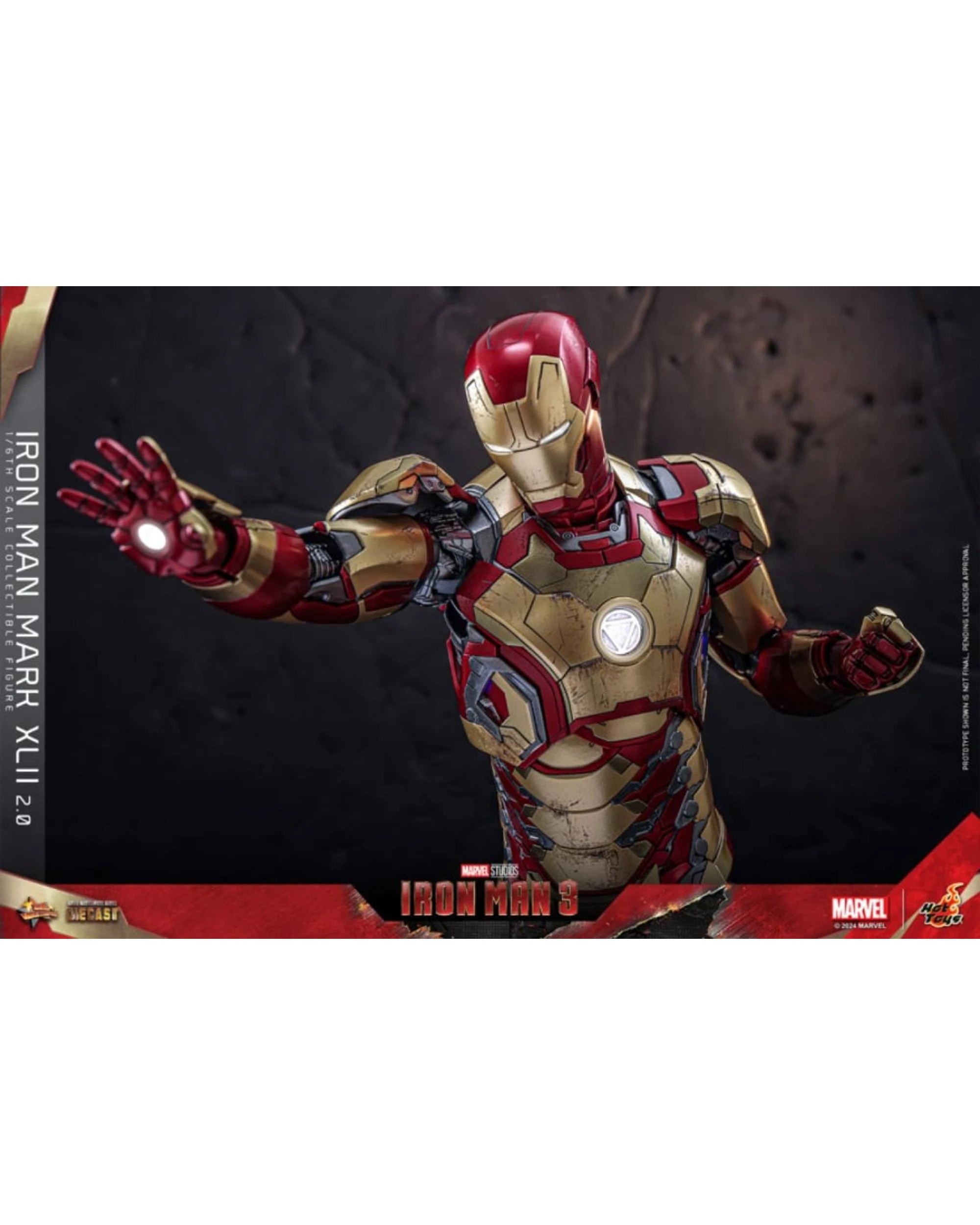 8 Hot Toys Iron Man 3: Iron Man Mk 42 - 2.0 -  1:6 Scale Collectible Action Figure, 8 of 8