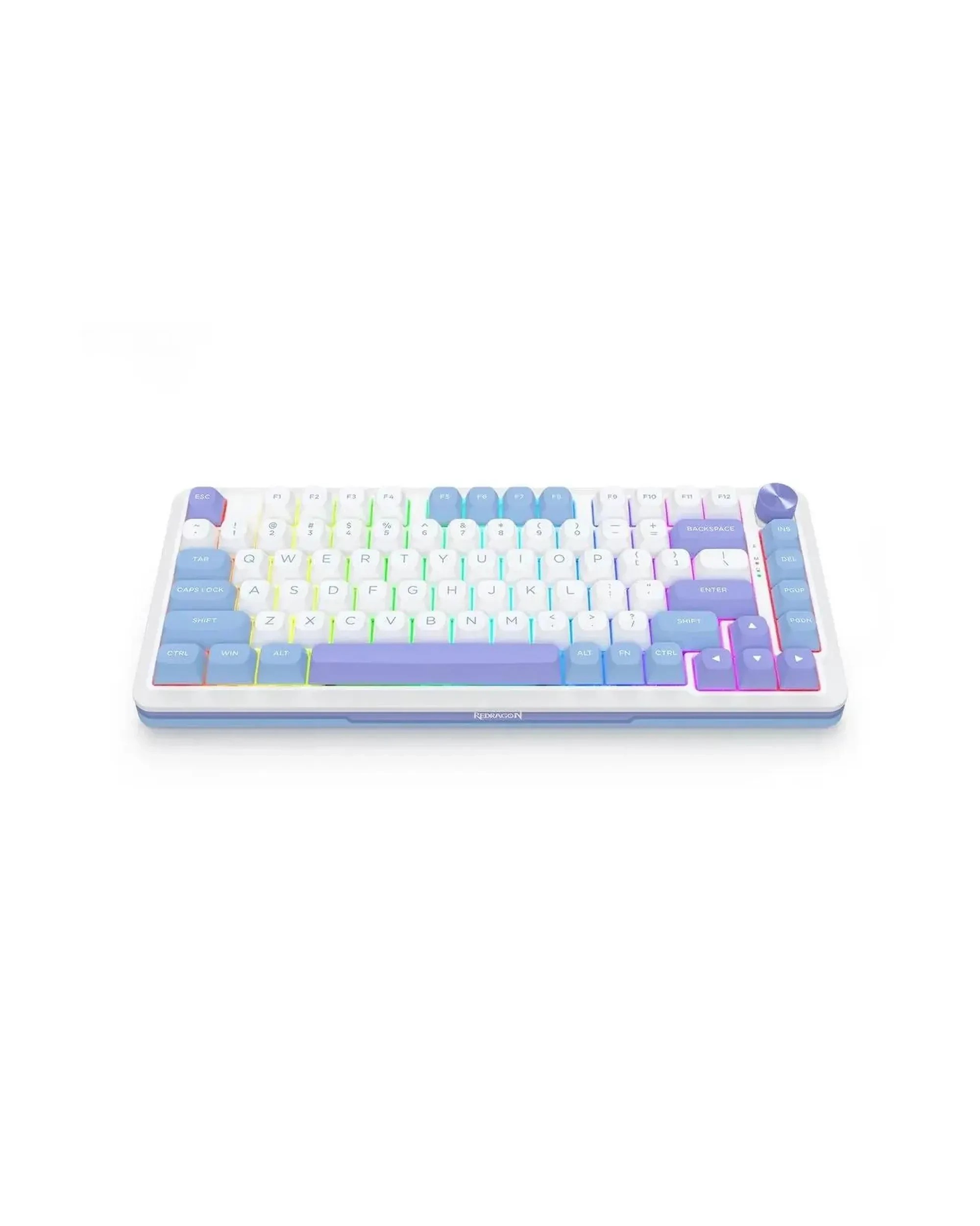 2 Redragon K681WBP RGB Pro Cyrus Purple 75% Gasket Wireless Mechanical Keyboard, 2 of 10