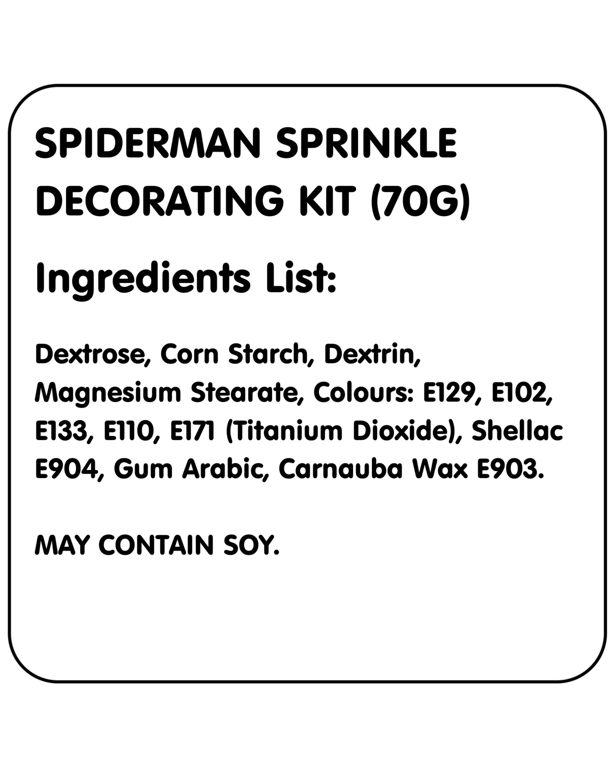 2 Sprink'd Sprink'd Spiderman Sprinkle Decorating Kit, 2 of 2