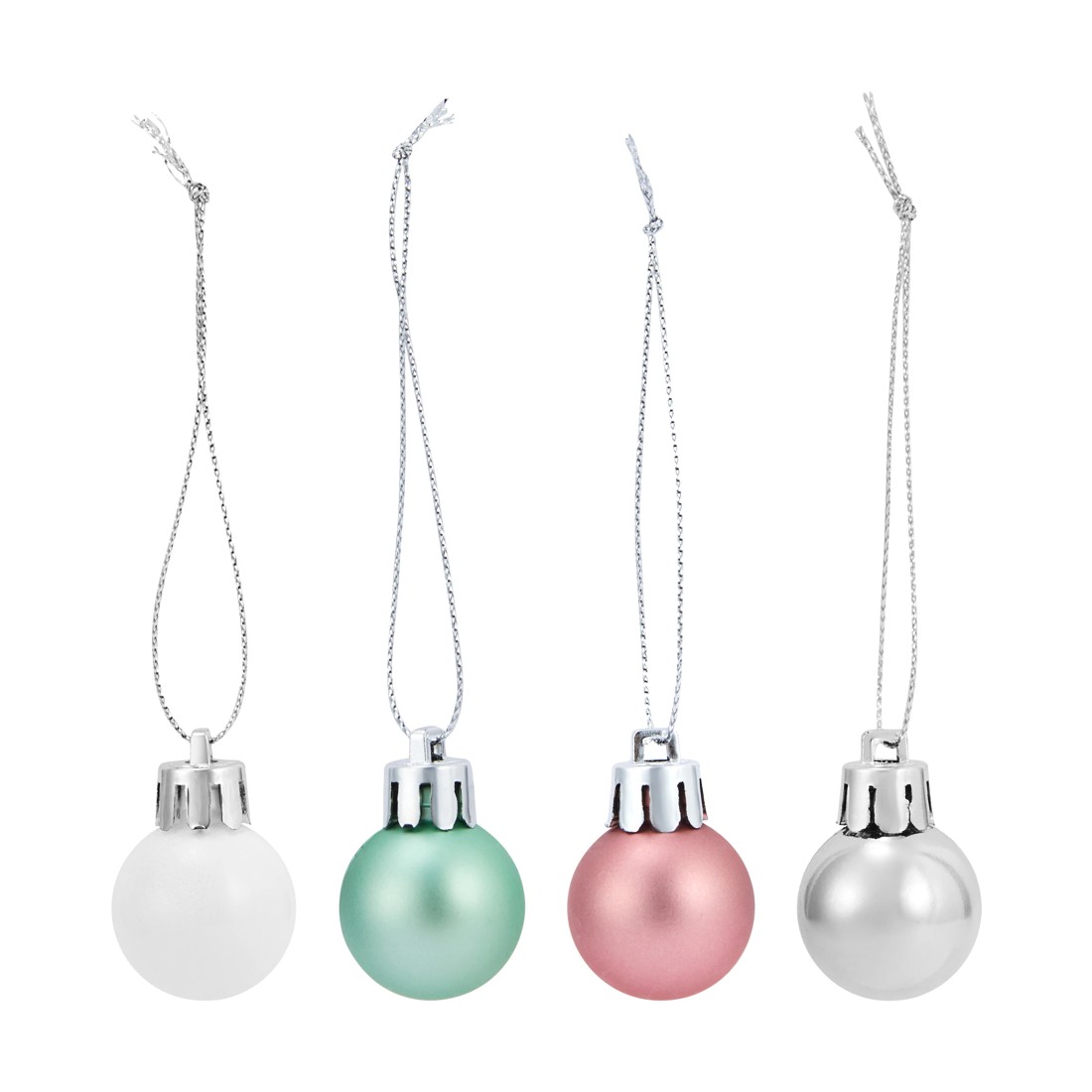 3 25 Pack Mini Baubles - Assorted, 3 of 6