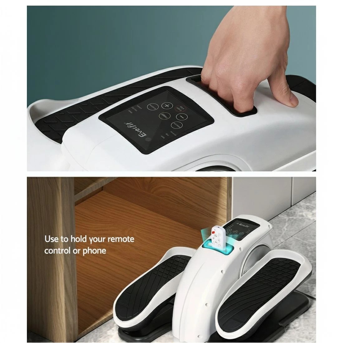 6 Everfit Pedal Exerciser Mini Exercise Bike Cross Trainer Under Desk Bike - Multi, 6 of 6