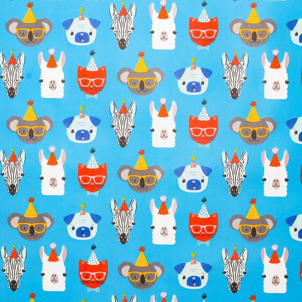 1 Hallmark Gift Wrap Roll - Party Animals, 1 of 3