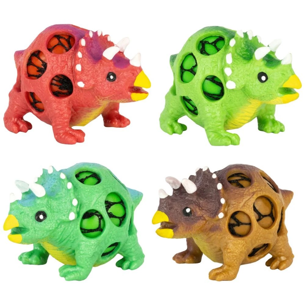 1 Keycraft Squeezy Mesh Dinosaurs Squishy Assorted, 1 of 8