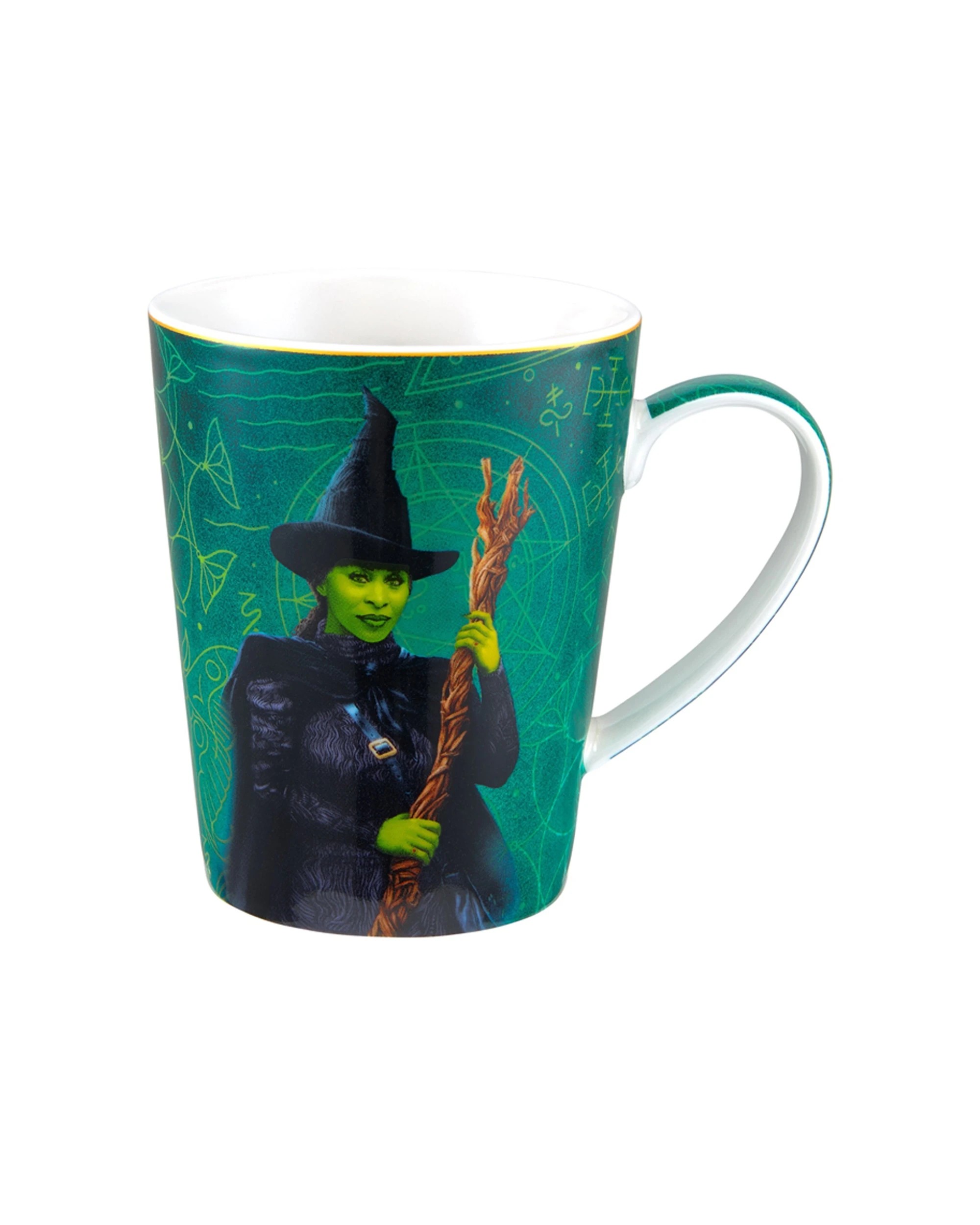 2 Maxwell & Williams Wicked Magical Conical Durable Ceramic Mug 450ml Elphaba
 - Multi, 2 of 3
