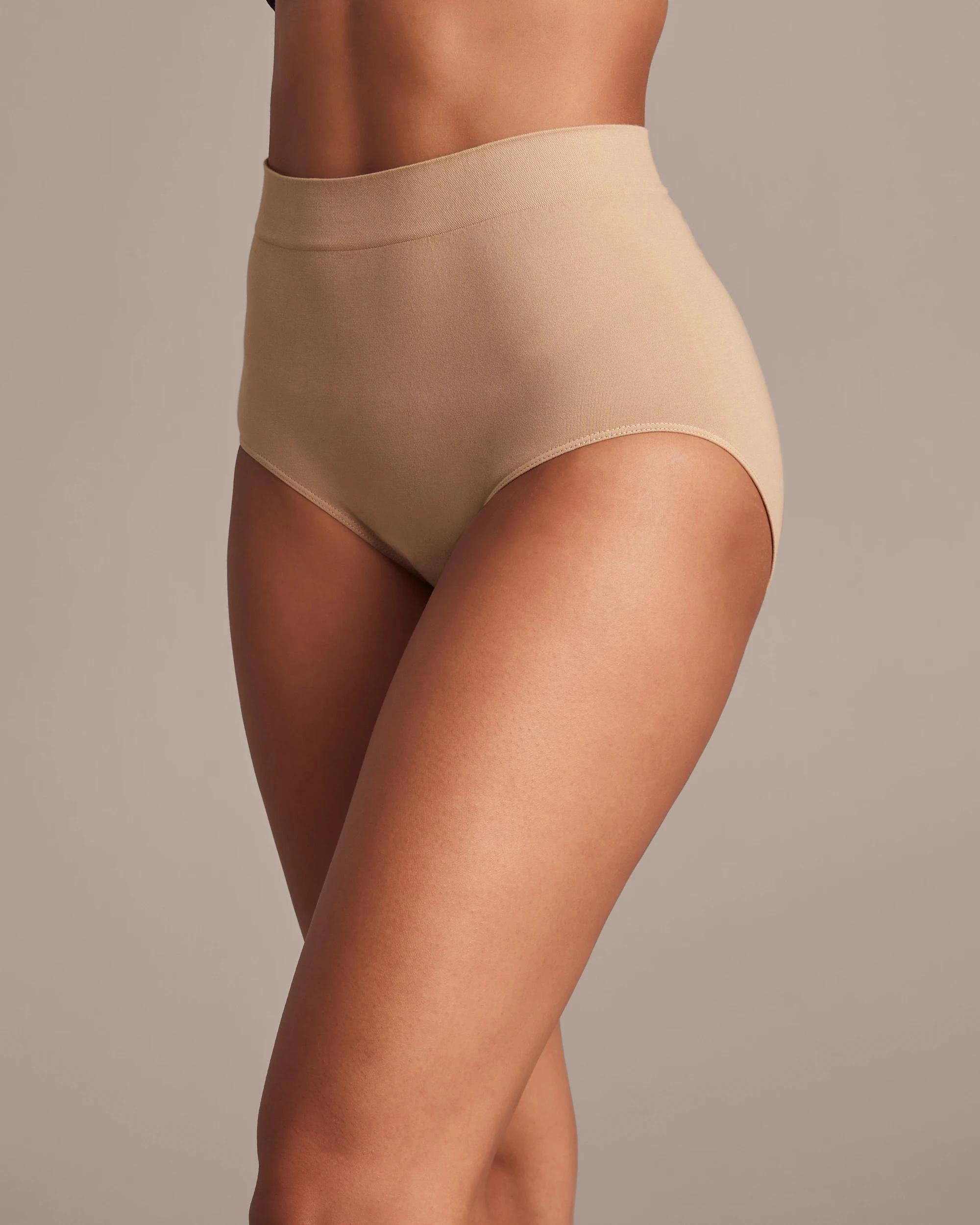 4 Target 2 Pack Cotton Seamfree Full Briefs LATTE BROWN, 4 of 6