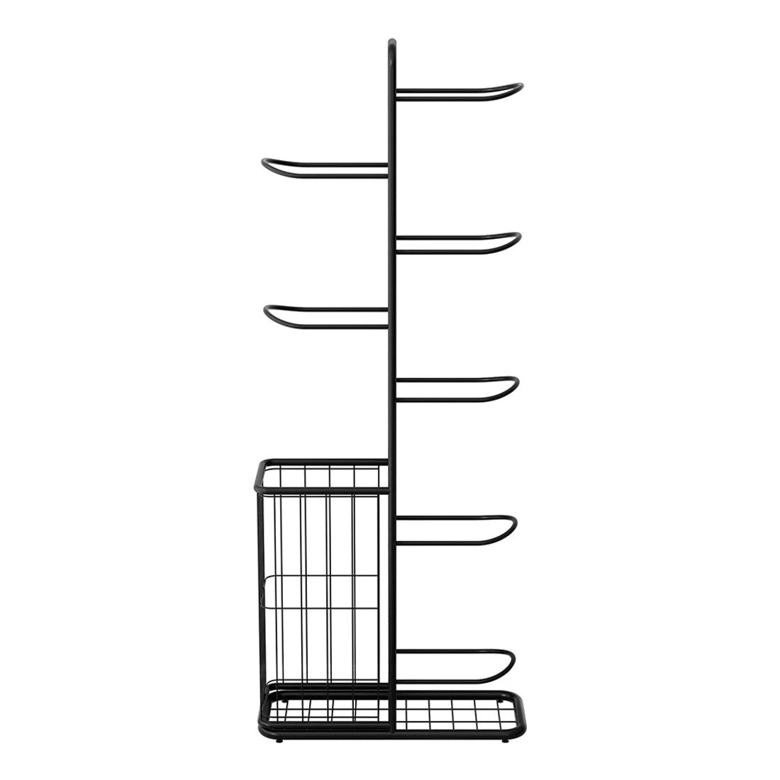 3 Everfit Ball Storage Rack - Black, 3 of 6