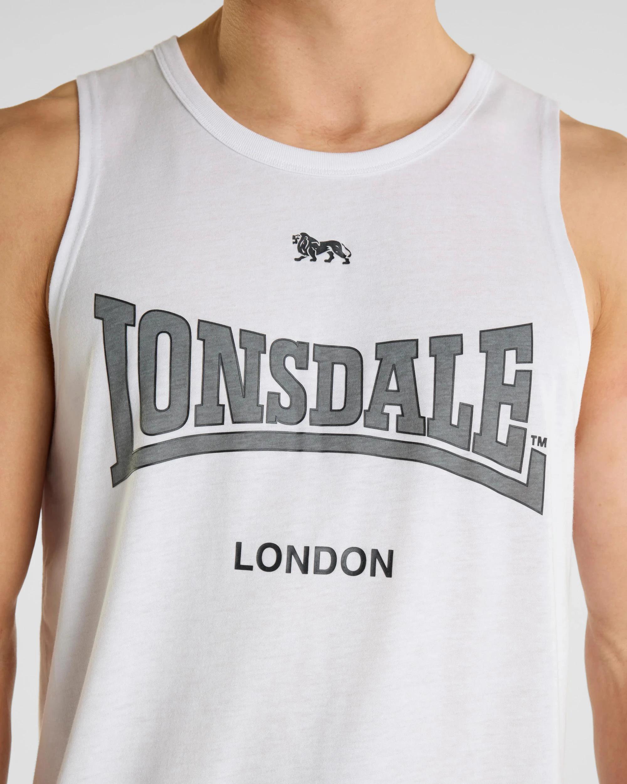 4 London Tank Top - Lonsdale London WHITE, 4 of 5