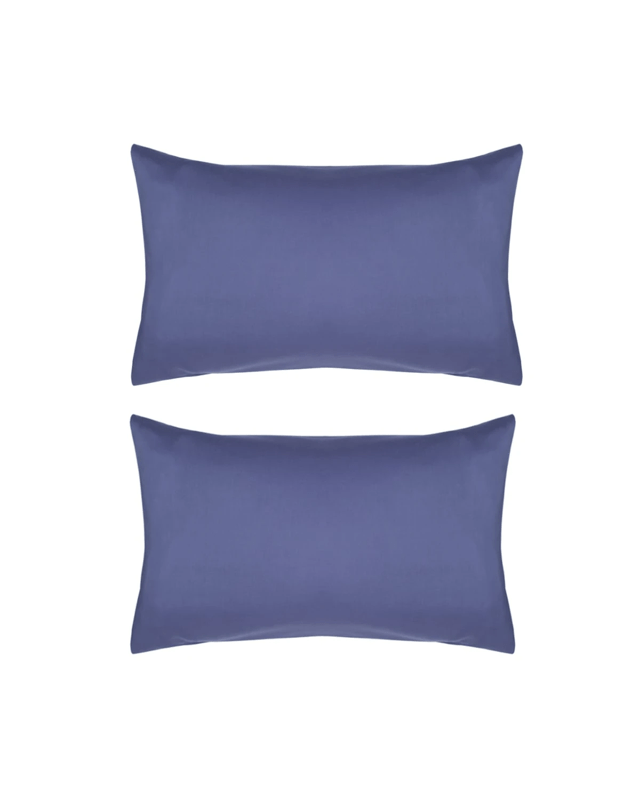 2 Pack 180 Thread Count Standard Pillowcases - Mid 