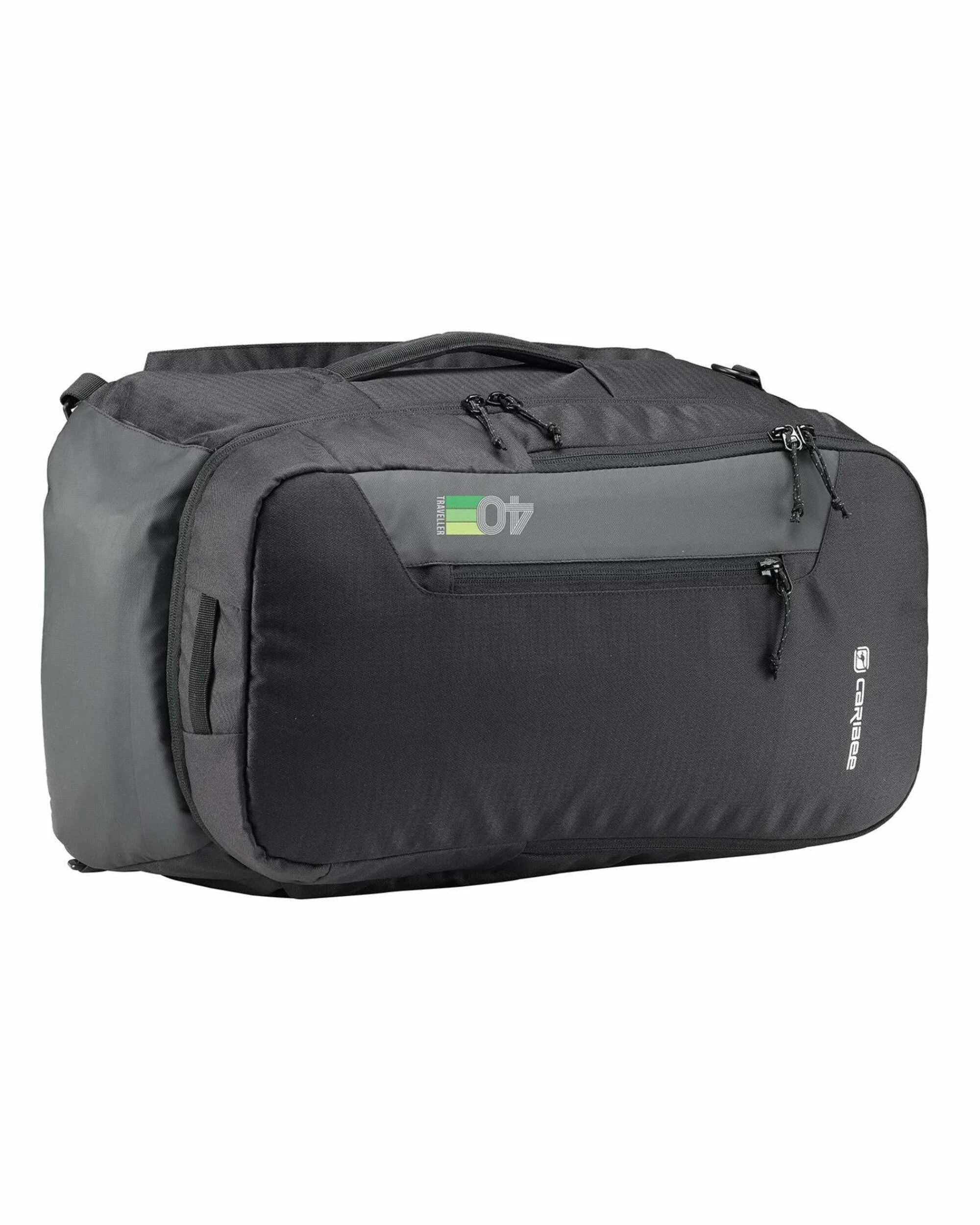 4 Caribee Traveller Carry-On Backpack Duffle - 40L - Black, 4 of 5